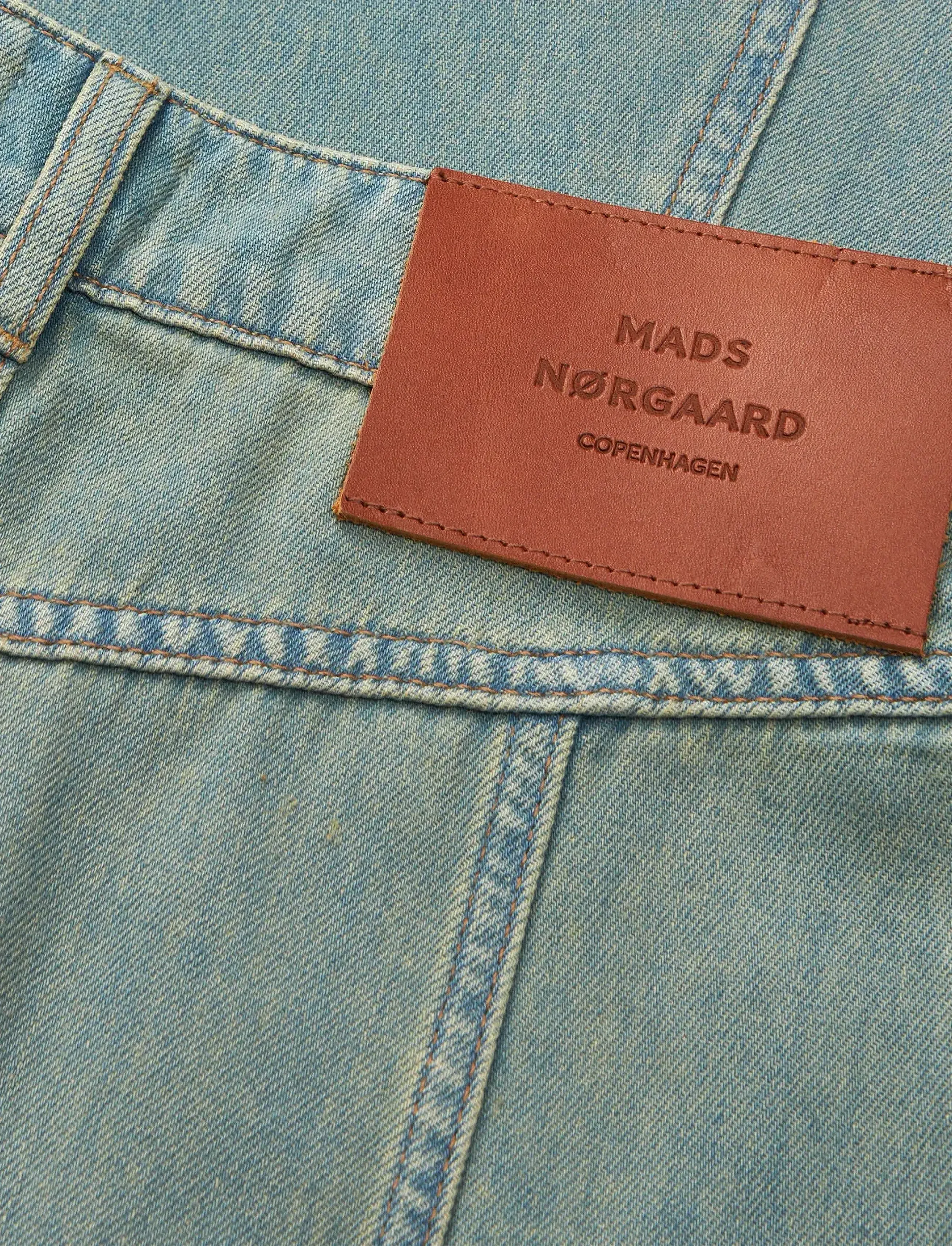 Mads Nørgaard - Cosy Denim Solan Skirt - denimskjørt - vintage blue - 3