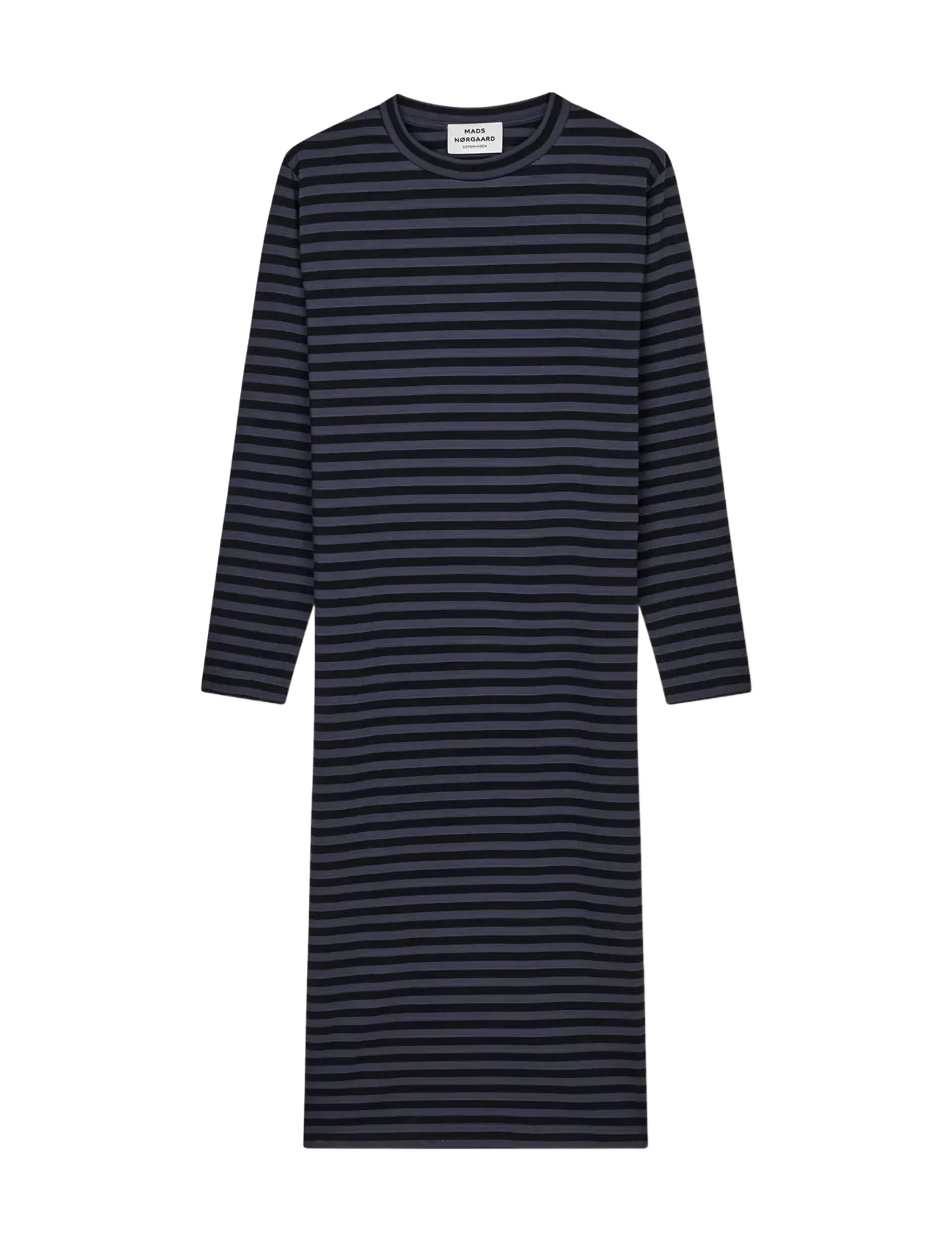 MADS NØRGAARD Soft Single Ella Kleid Navy - L - Damen
