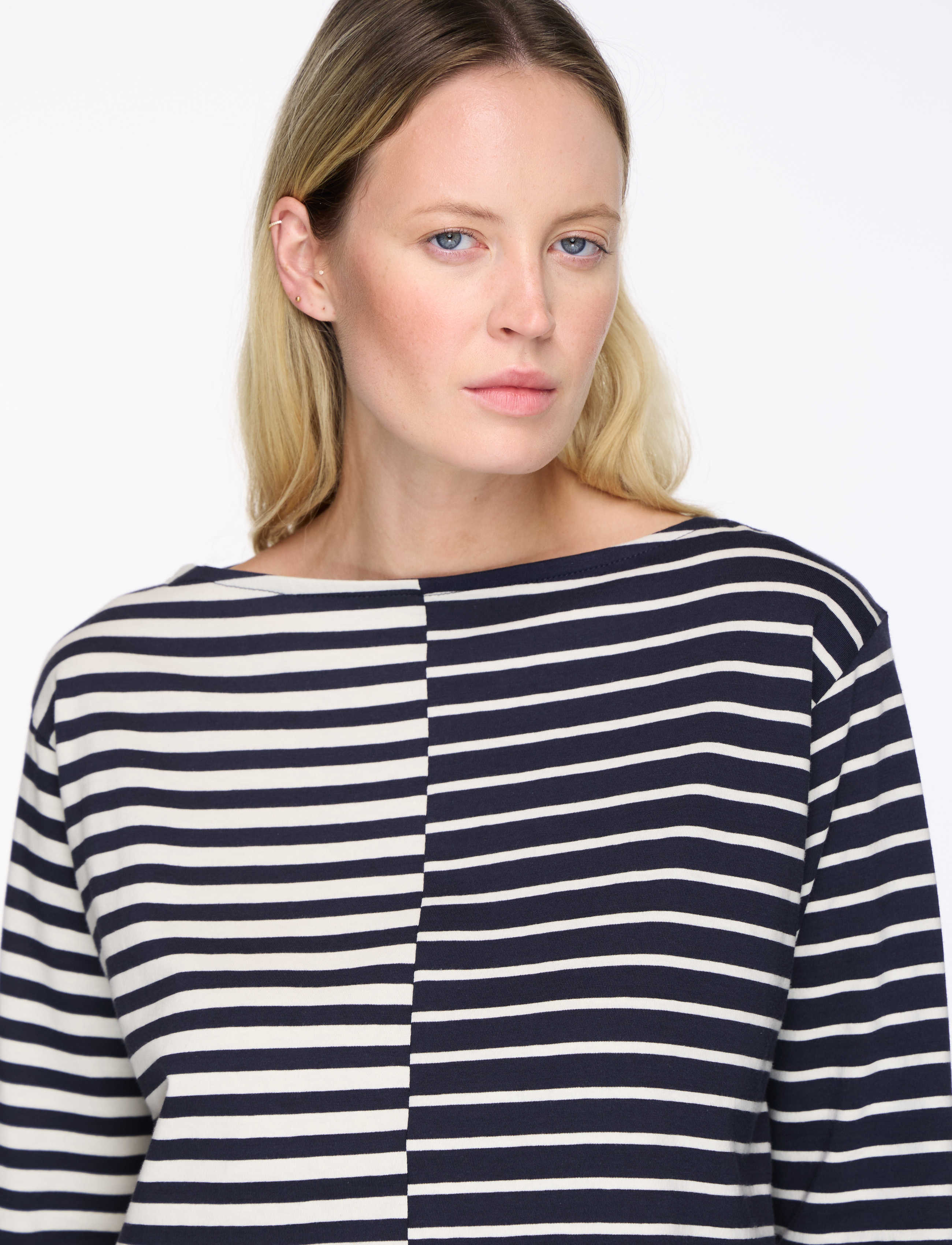 Mads Nørgaard Soft Single Silke Tee Ls blusar dam – bild 7