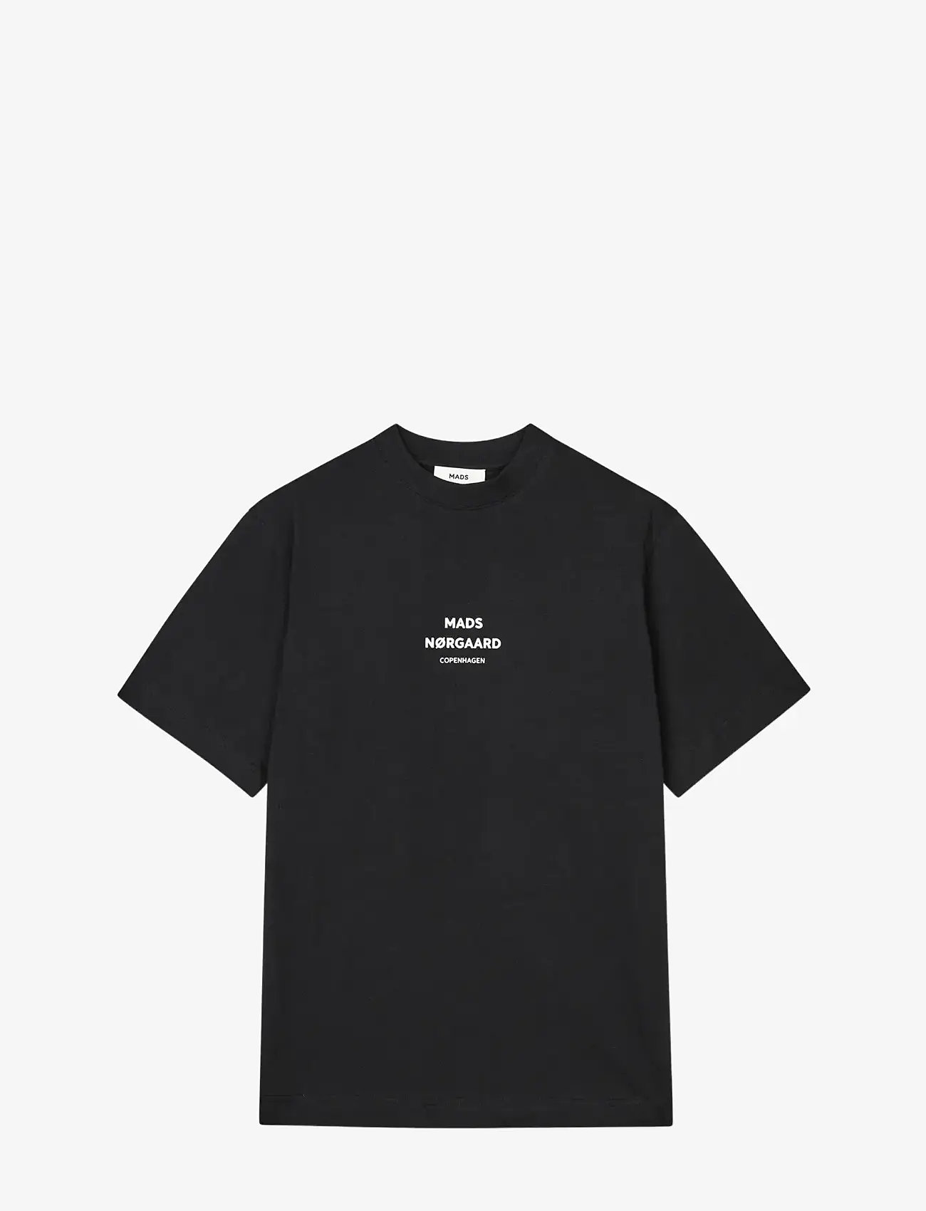 Mads Nørgaard - Cotton Jersey Dassel Tee - t-särgid - black - 1