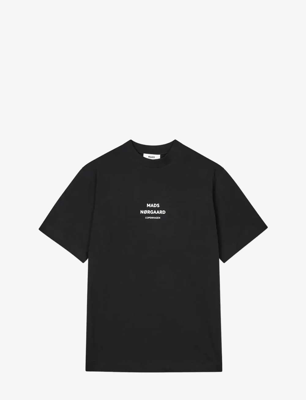 Mads Nørgaard - Cotton Jersey Dassel Tee - t-shirts - black - 1