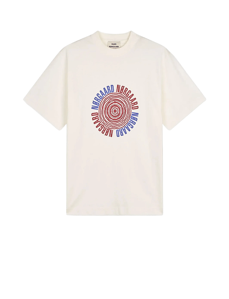 Mads Nørgaard - Cotton Jersey Dassel Tee - t-shirts - snow white - 1