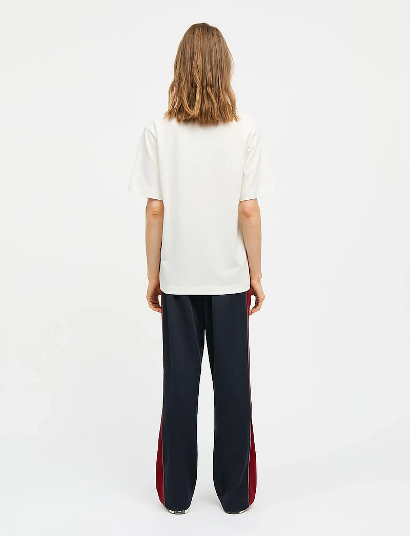 Mads Nørgaard - Cotton Jersey Dassel Tee - t-shirts - snow white - 2