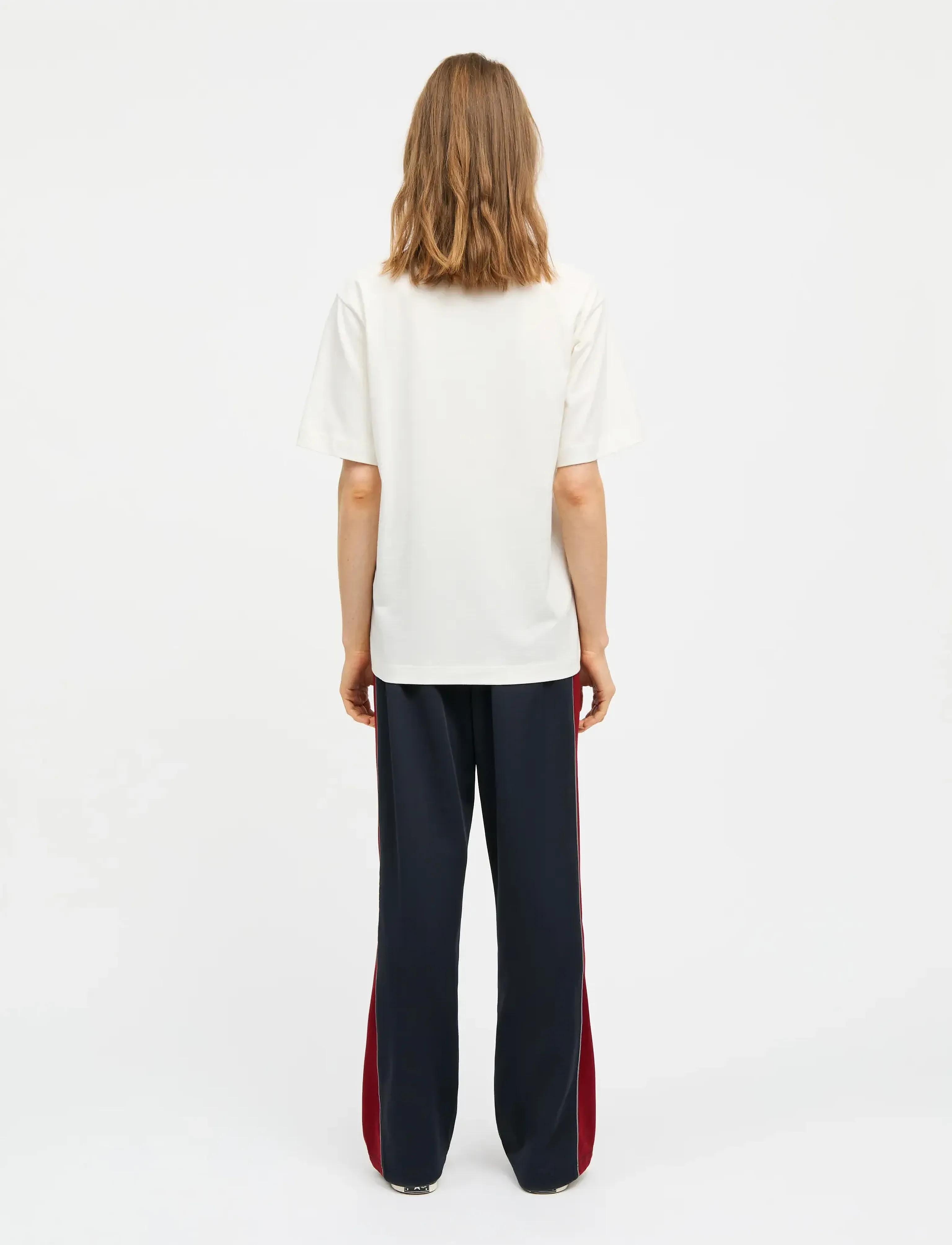 Mads Nørgaard - Cotton Jersey Dassel Tee - t-paidat - snow white - 2