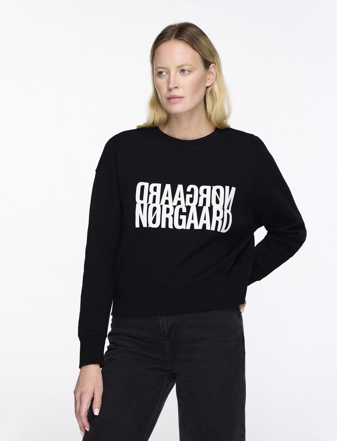 Mads Nørgaard - Original Sweat Tilvina Sweatshirt - mode trends - black - 0