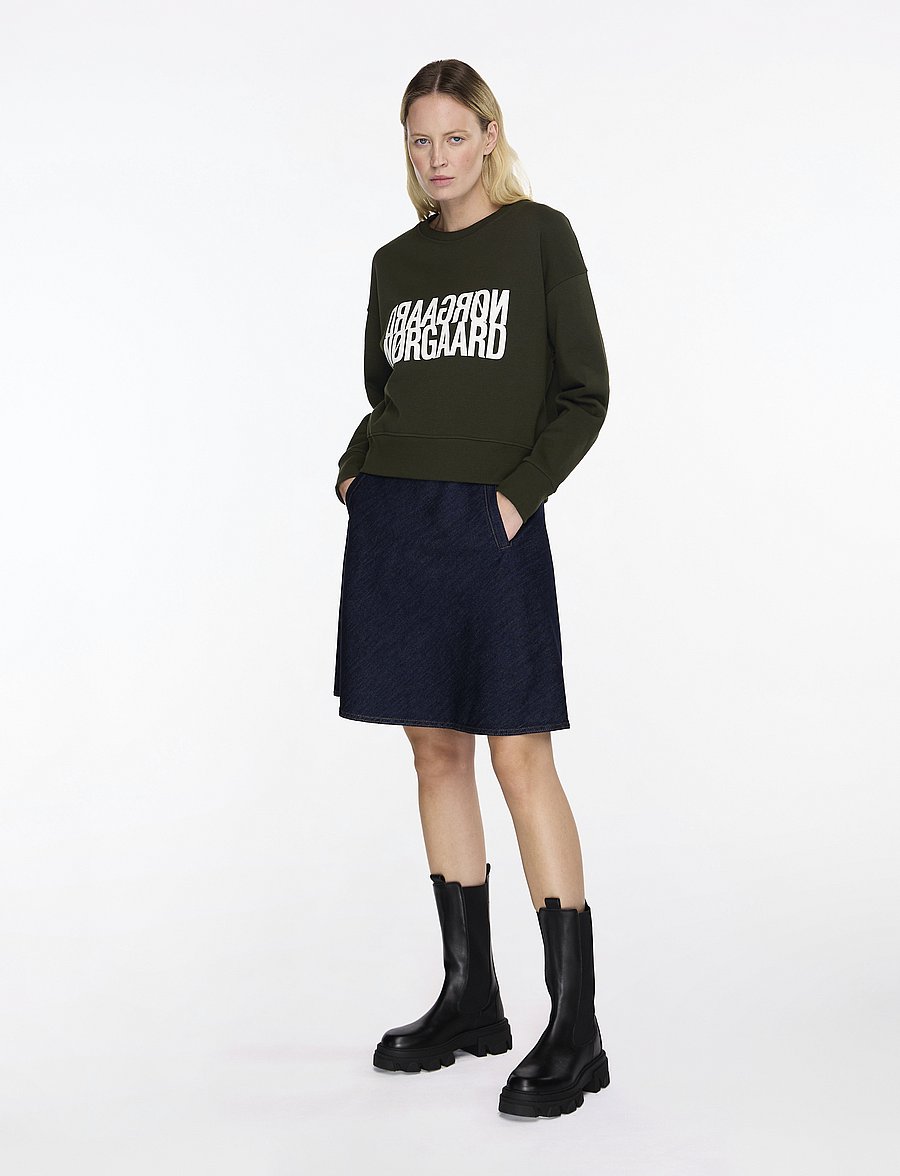 Mads Nørgaard - Original Sweat Tilvina Sweatshirt - moetrendid - rosin - 2