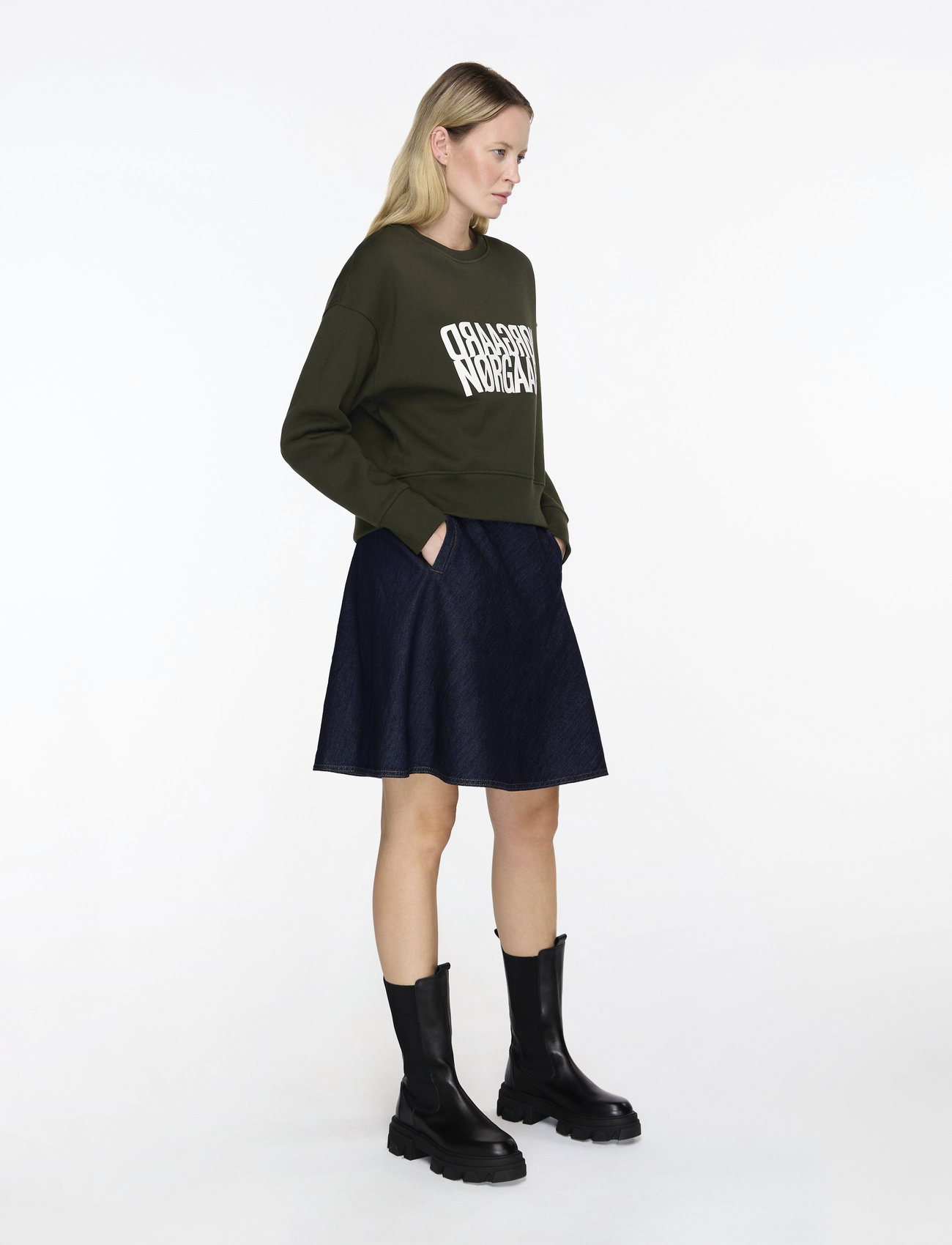 Mads Nørgaard - Original Sweat Tilvina Sweatshirt - modetrender - rosin - 3