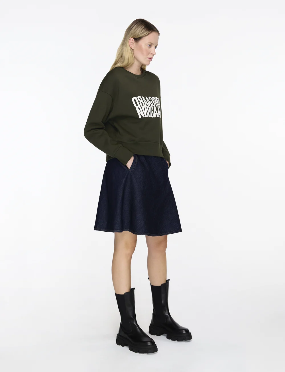 Mads Nørgaard - Original Sweat Tilvina Sweatshirt - mode trends - rosin - 3