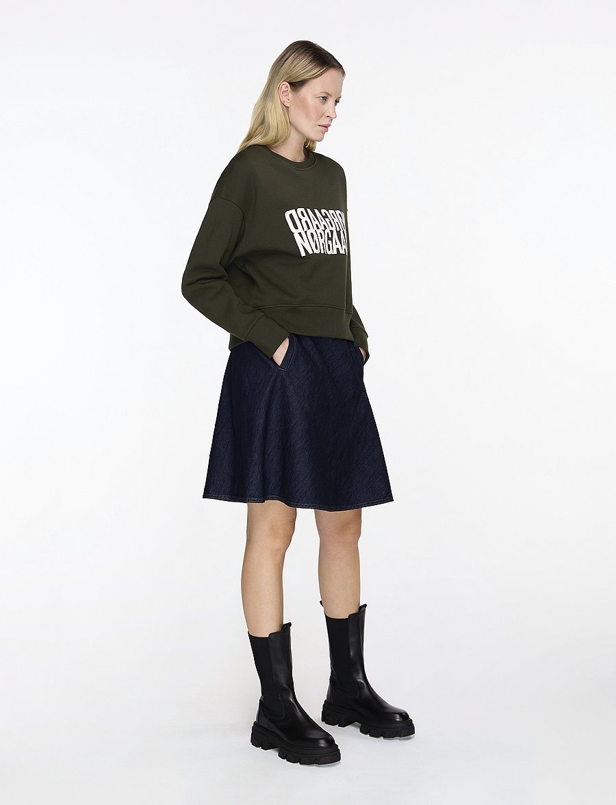 Mads Nørgaard - Original Sweat Tilvina Sweatshirt - moetrendid - rosin - 3