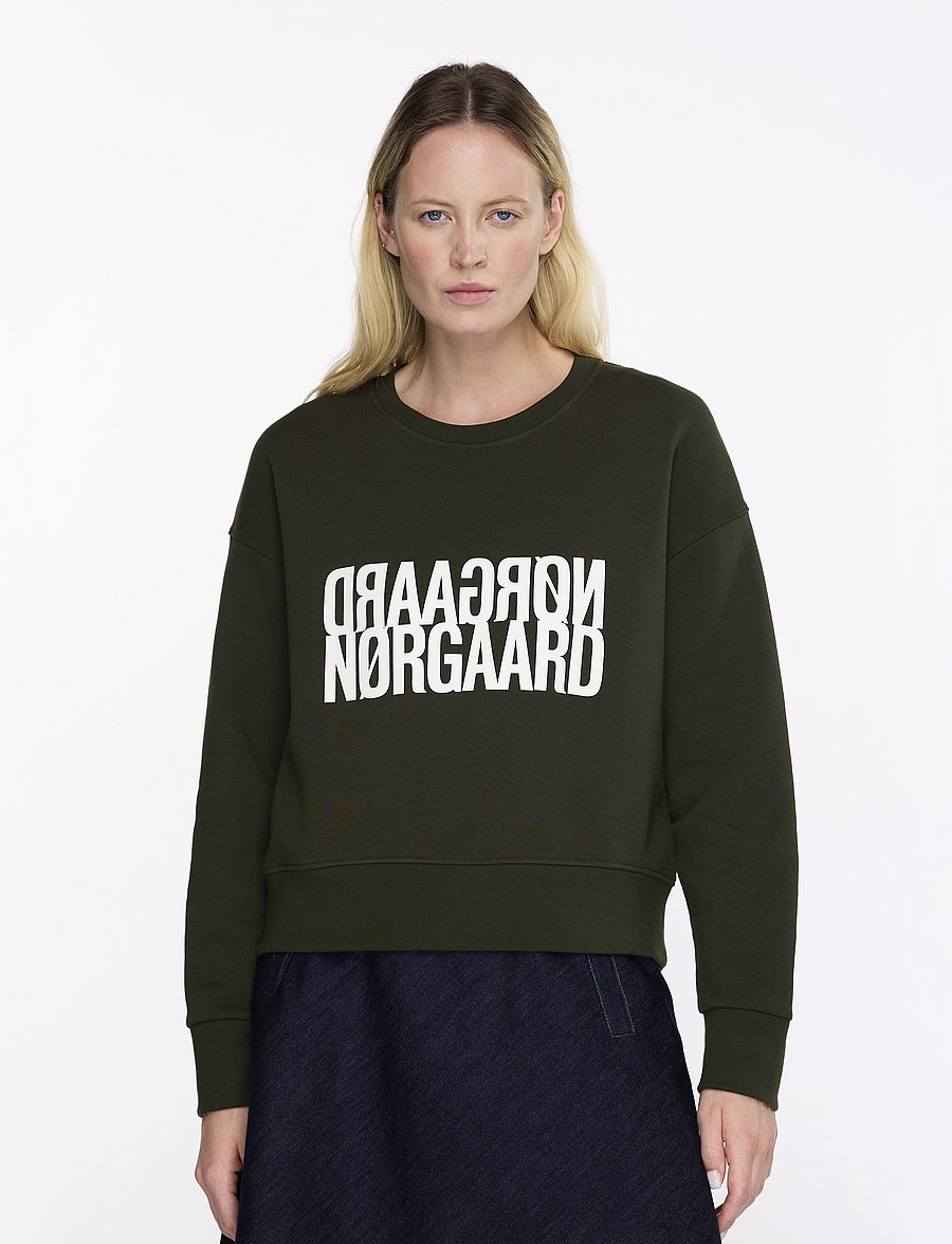 Mads Nørgaard - Original Sweat Tilvina Sweatshirt - moetrendid - rosin - 0