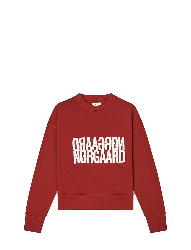Mads Nørgaard - Original Sweat Tilvina Sweatshirt - mode trends - winery - 0