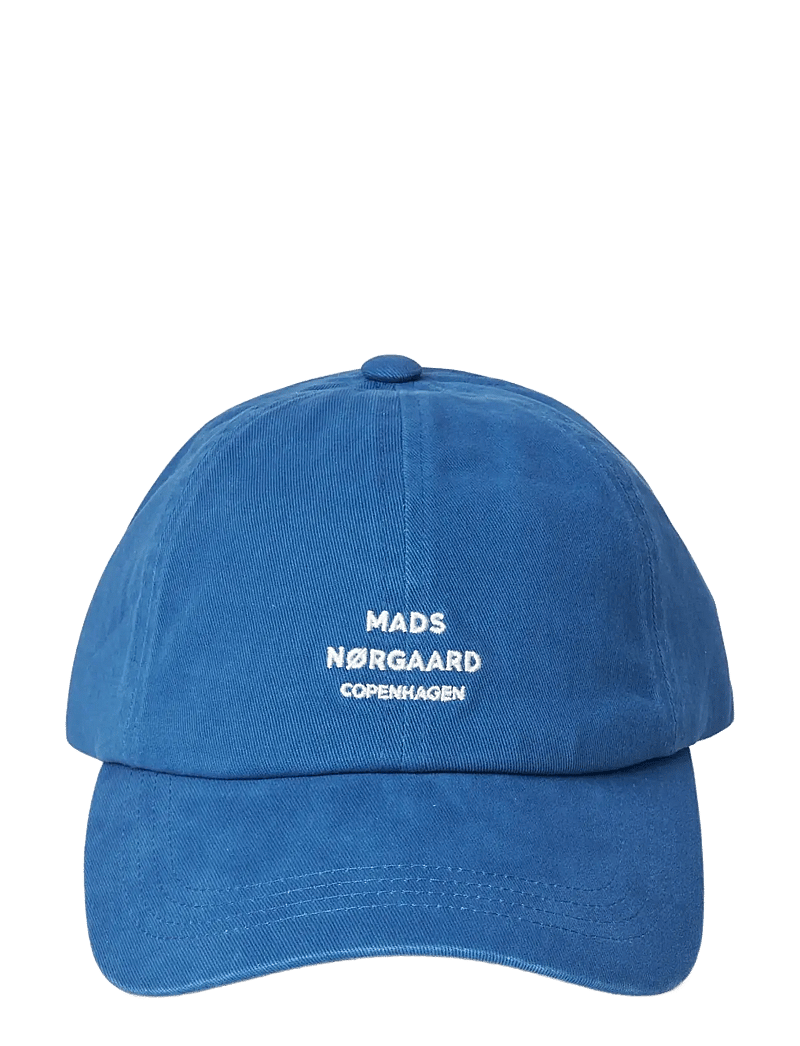 Mads Nørgaard - Soft Twill Cash Cap - kappen - bright cobalt - 1