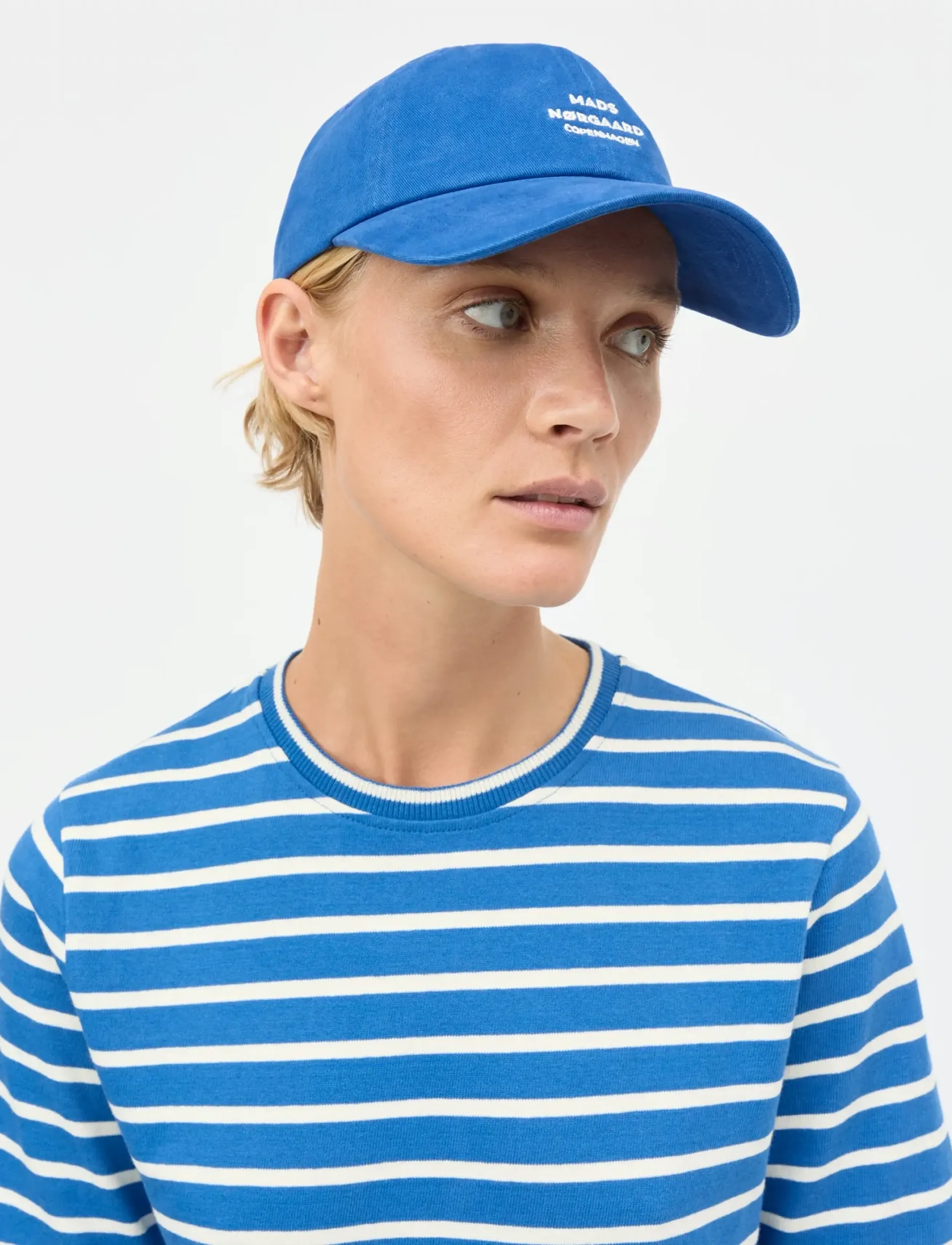 Mads Nørgaard Soft Twill Cash Cap, One Size, Headwear, Blau - Caps, Männerswear