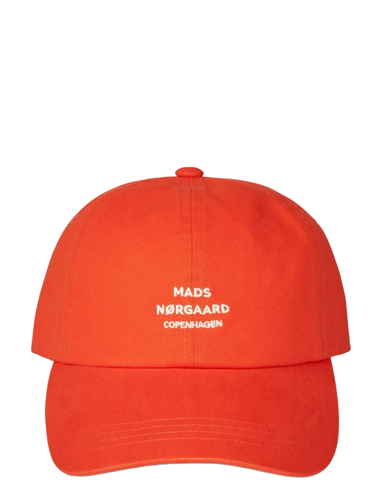MADS NØRGAARD Soft Twill Cash Basecap Orange - One Size - Damen