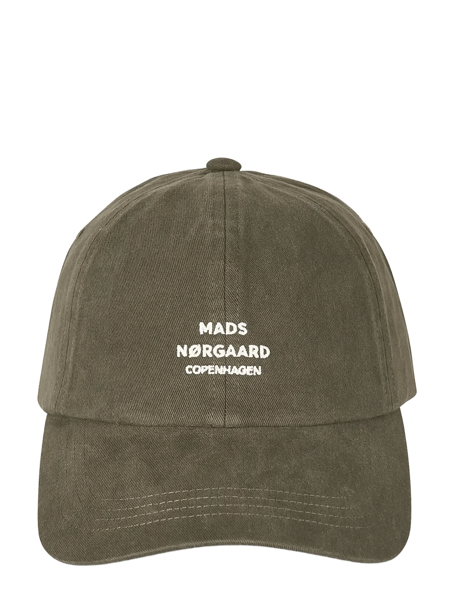Mads Nørgaard - Soft Twill Cash Cap - kappen - tarmac - 0