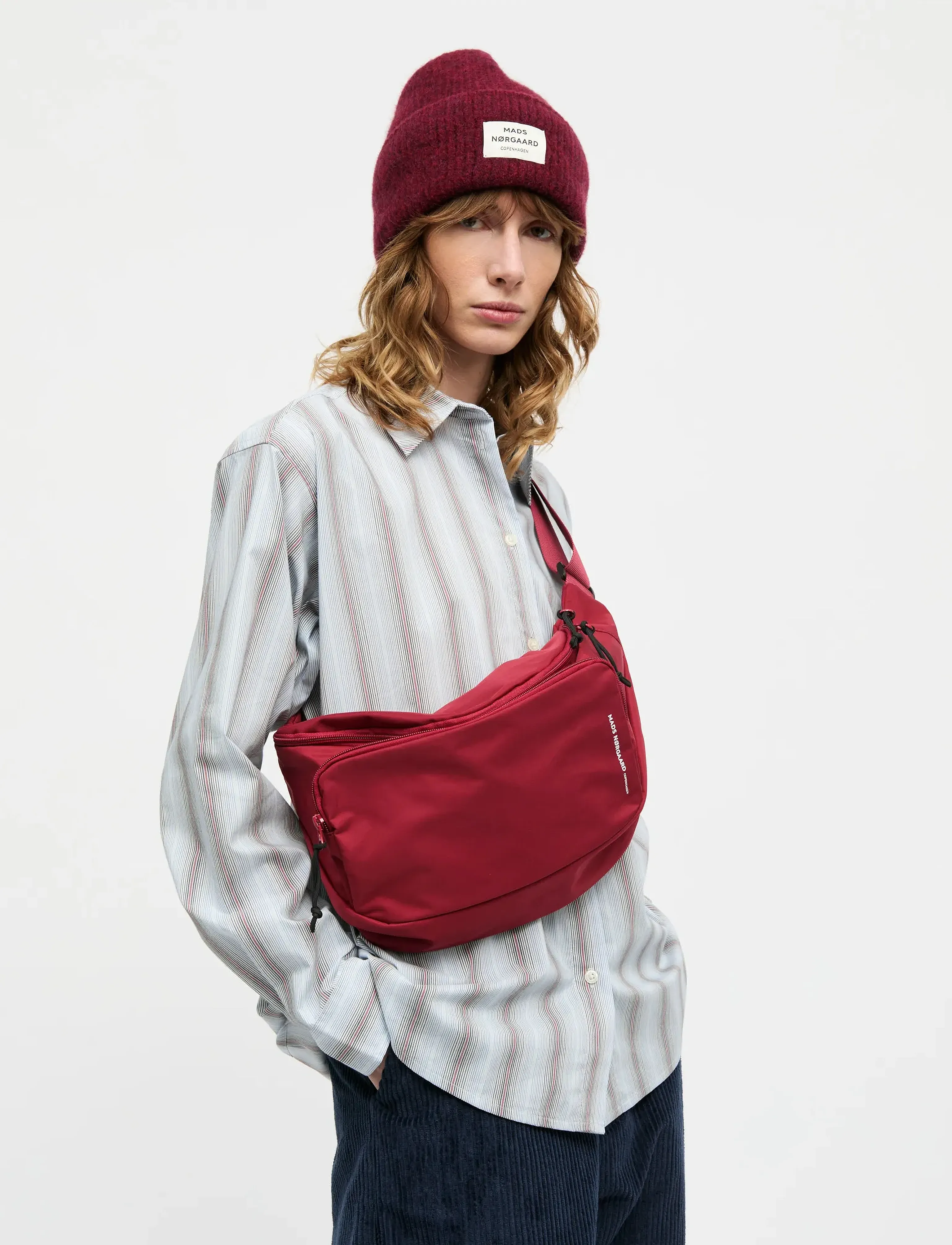 Mads Nørgaard Tian Coco Bum Bag, One Size, Red, Tasker > Bum Bags, Dame
