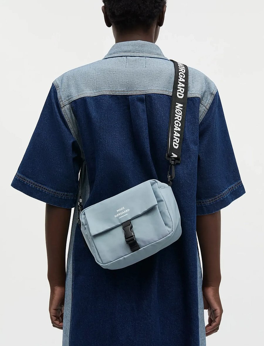 Mads Nørgaard - Tian Fae Bag FAV - mode trends - faded denim - 0
