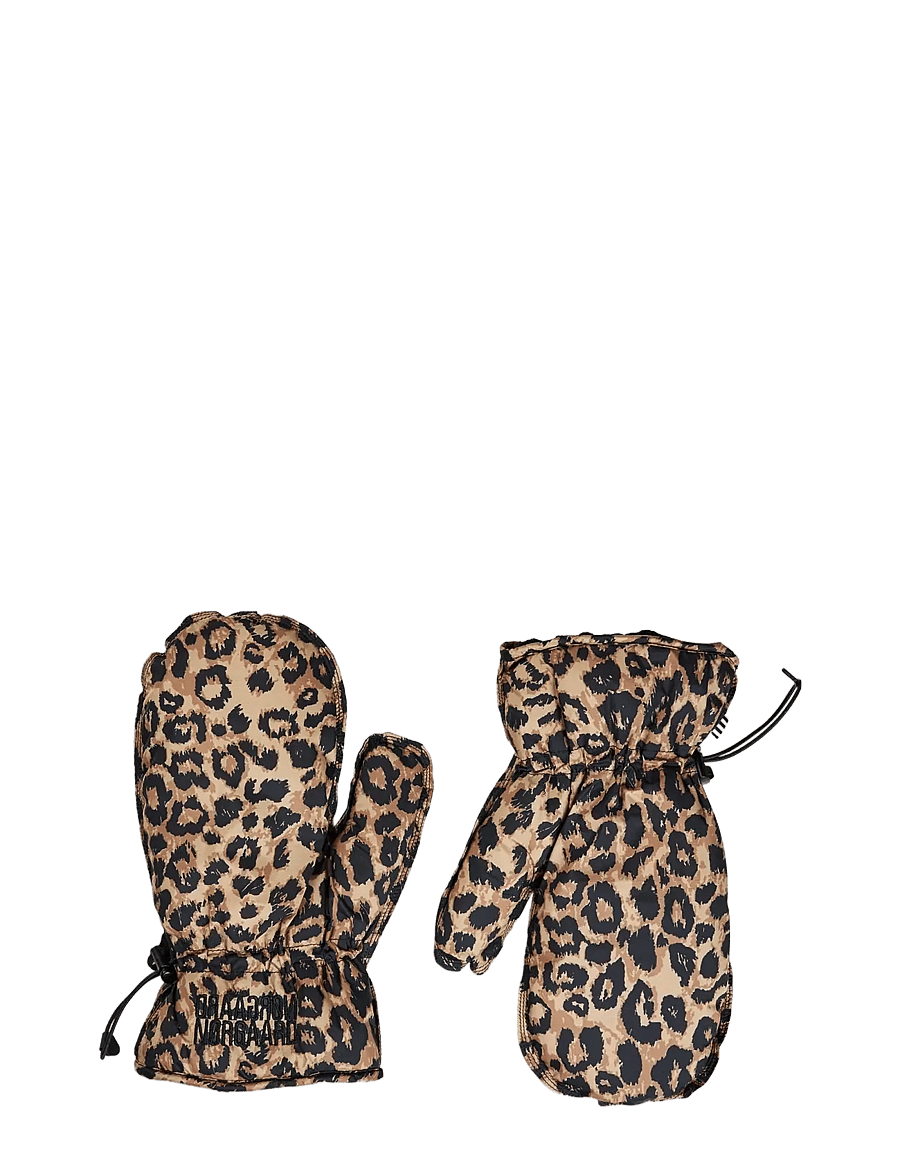 Mads Nørgaard - Light Ripstop Pillow AOP Glove - tumvantar - leo aop/black - 1