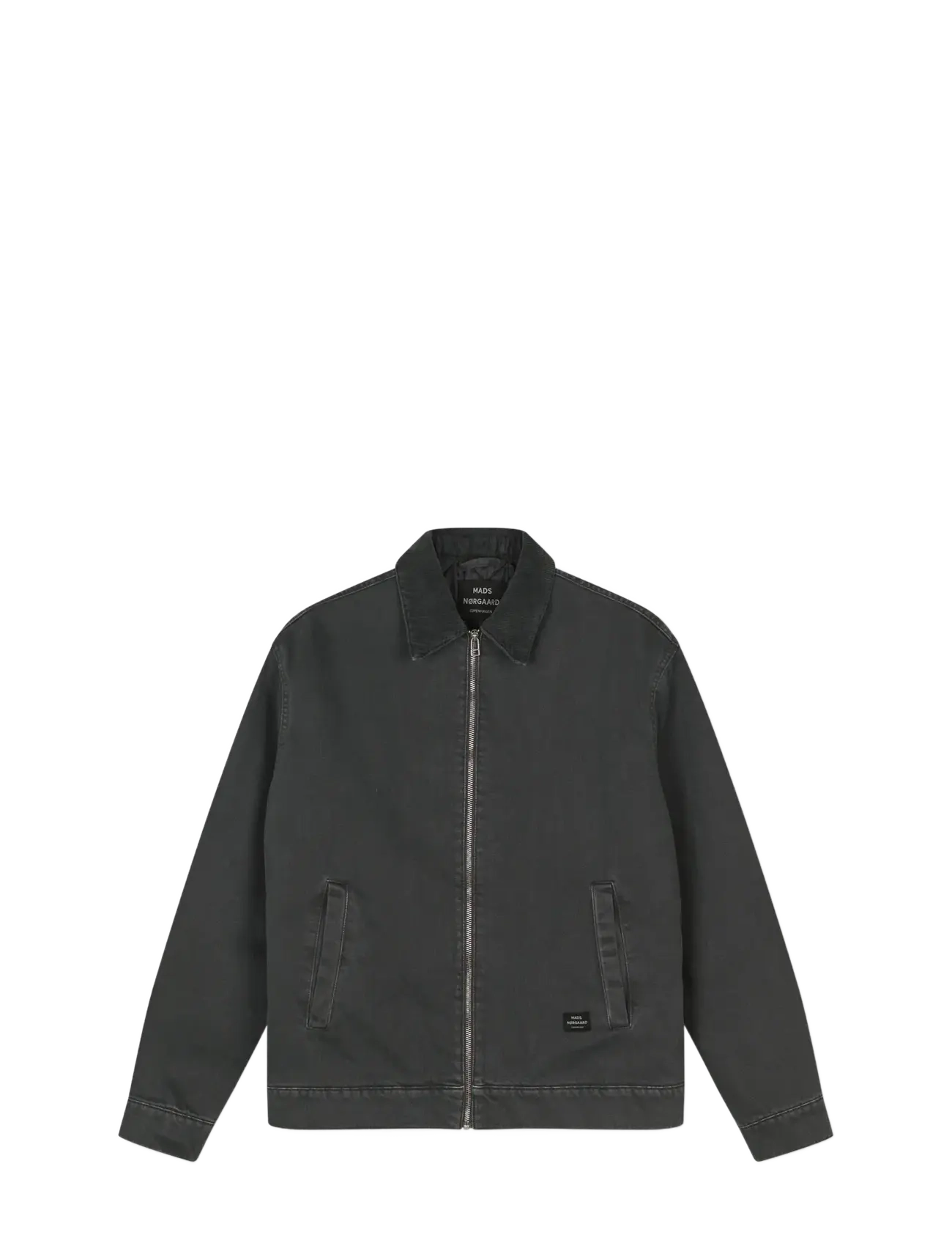 Mads Nørgaard Soil Denim  Norton Padded Jacket - Tøj - ASPHALT / grey