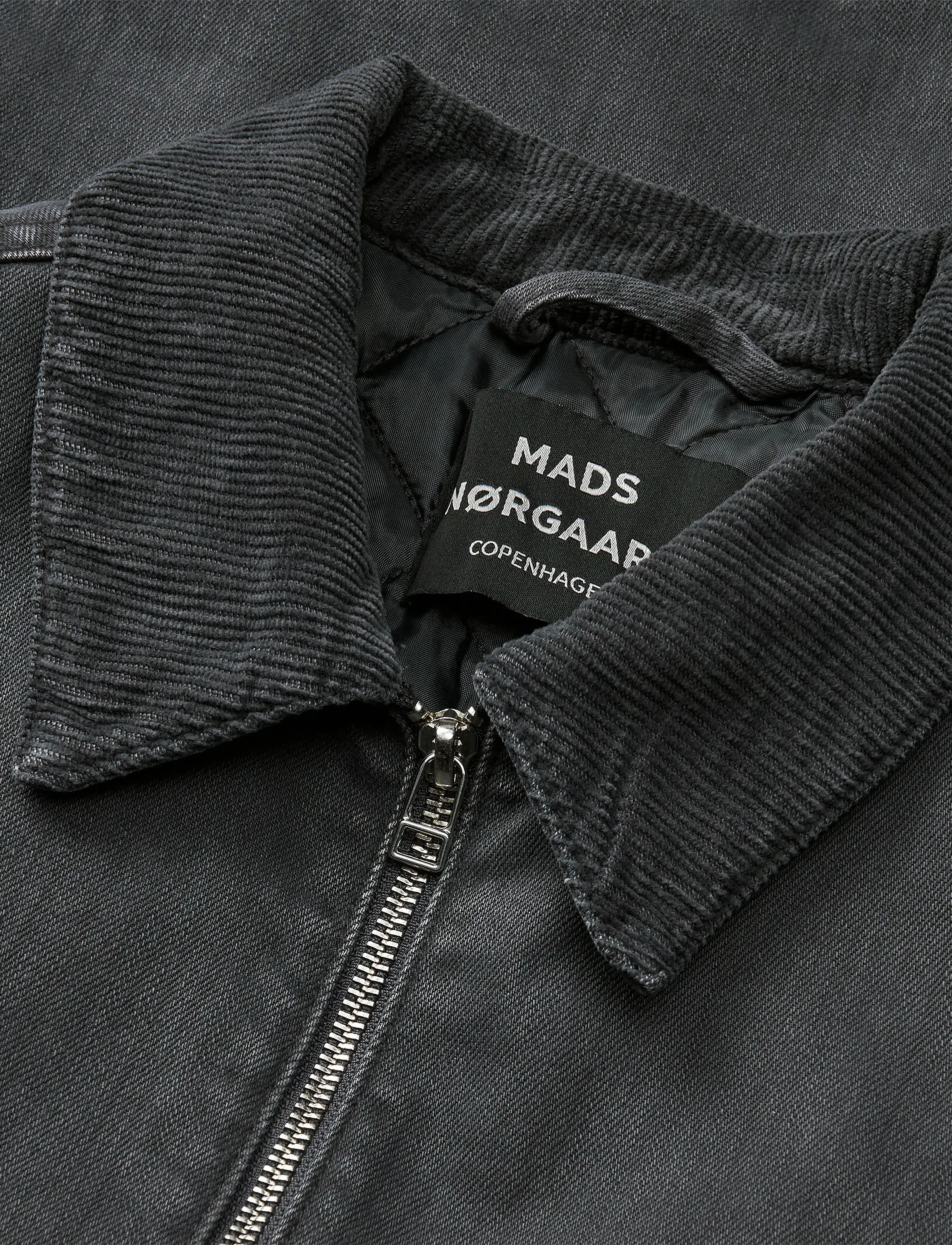 Mads Nørgaard - Soil Denim  Norton Padded Jacket - fóðraðir gallajakkar - asphalt - 3