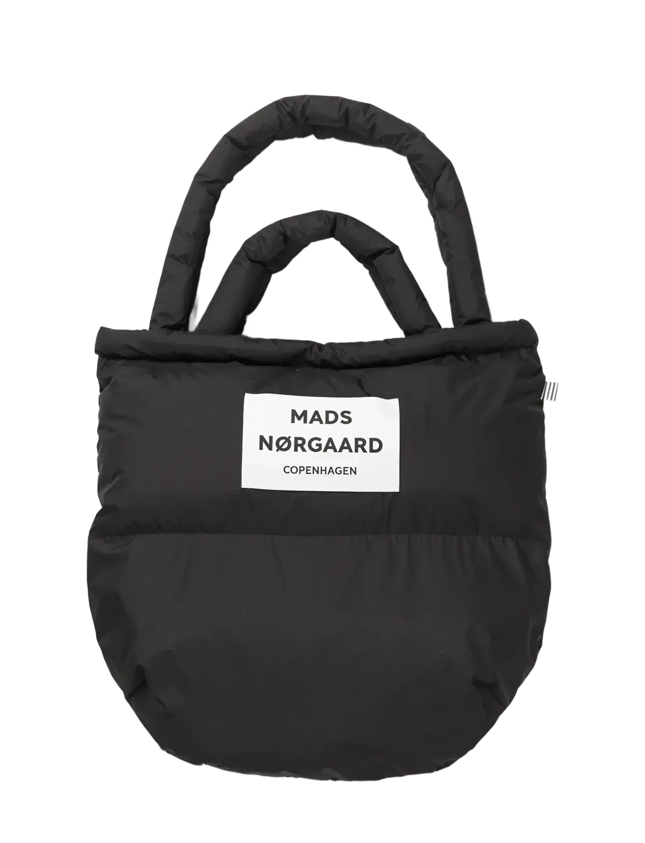 Mads Nørgaard Light Ripstop Pillow Bag, Kvinder, Pude Shopper Taske, Sort, Str: ONE SIZE