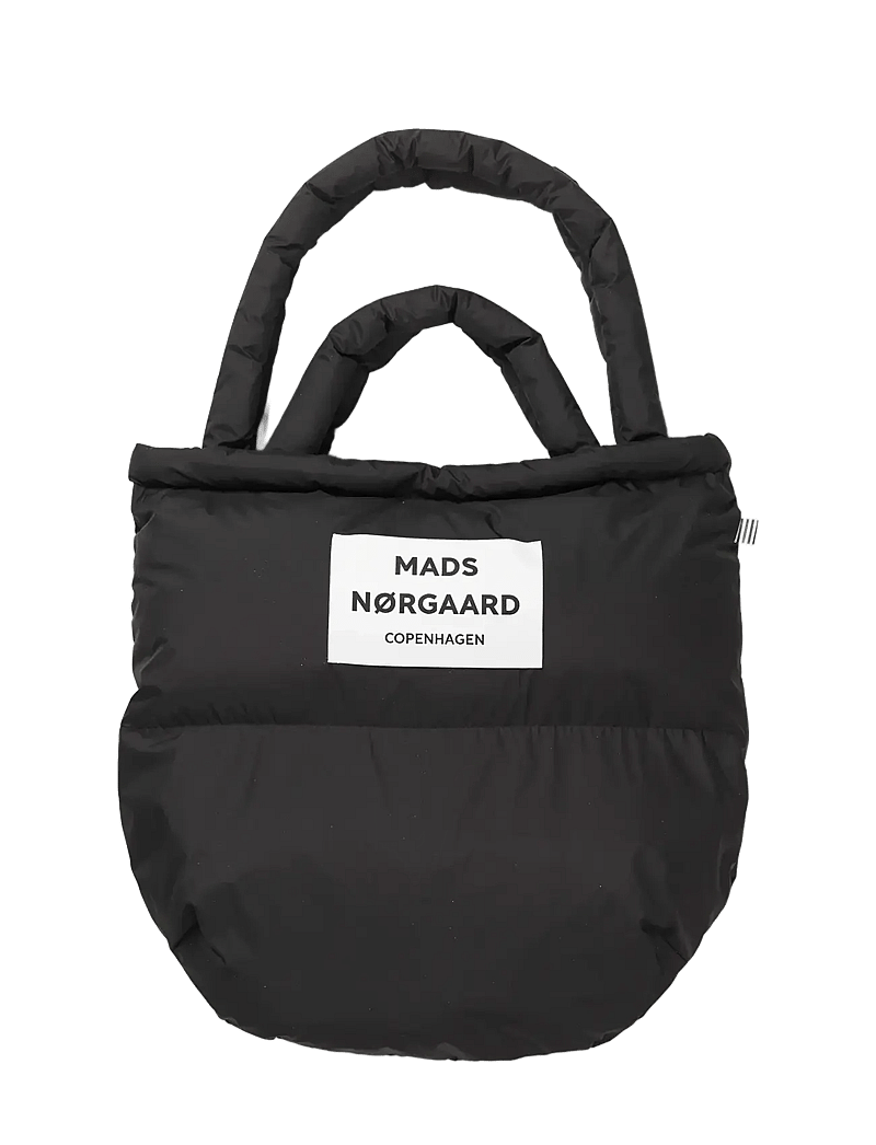 Mads Nørgaard - Light Ripstop Pillow Bag - tote bags - black - 0