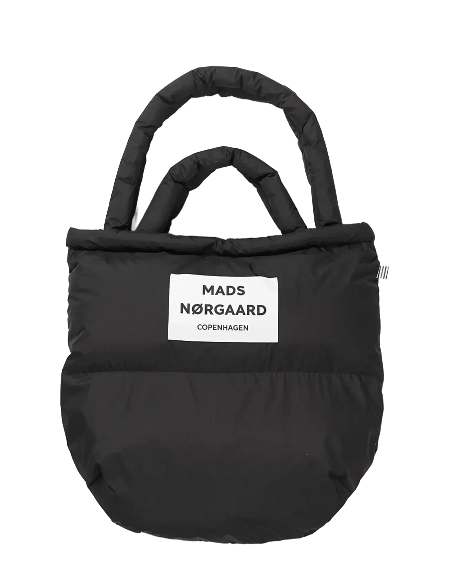 Mads Nørgaard - Light Ripstop Pillow Bag - totes - black - 0