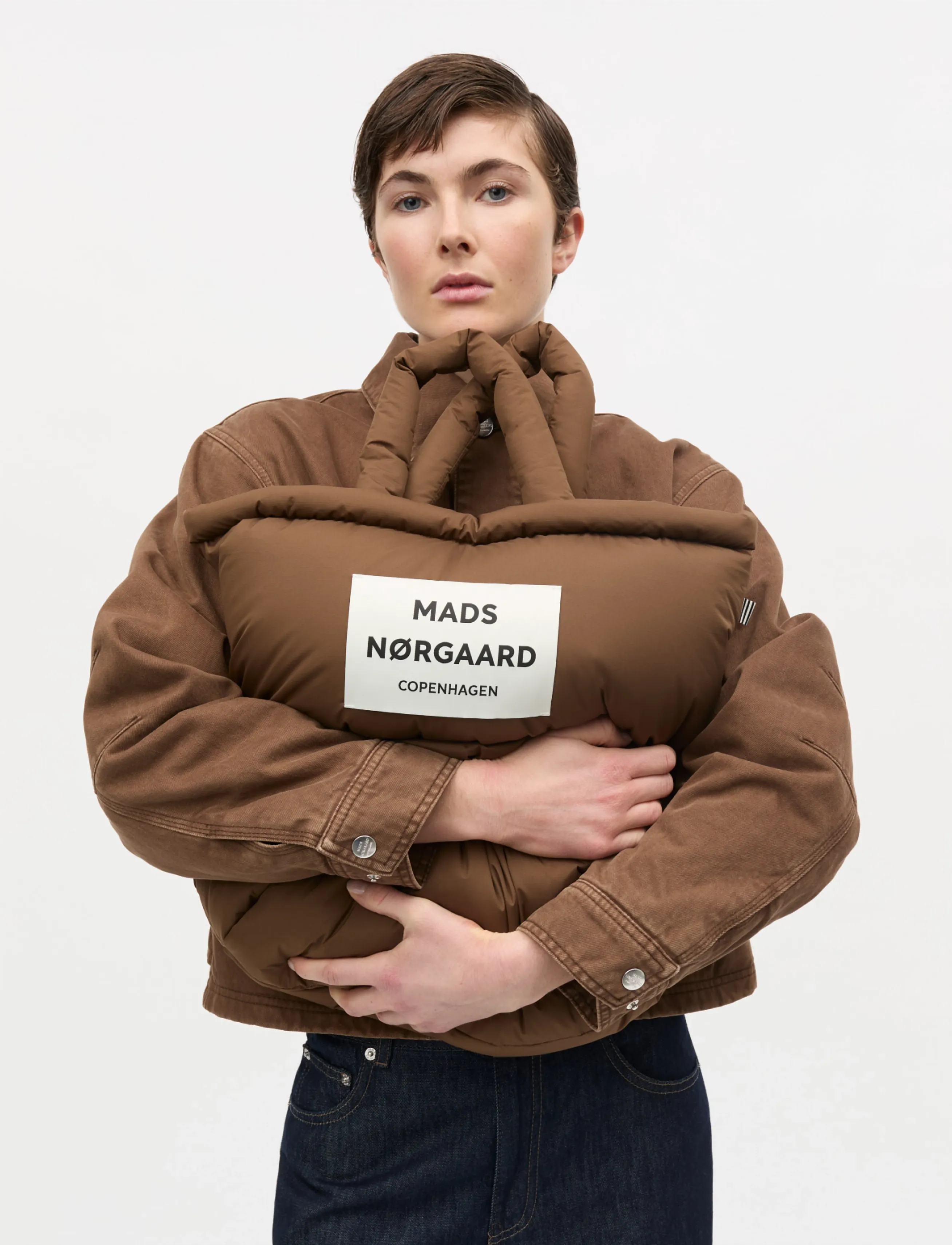 Mads Nørgaard Light Ripstop Pillow Bag - Mads Nørgaard - COCOA / brown