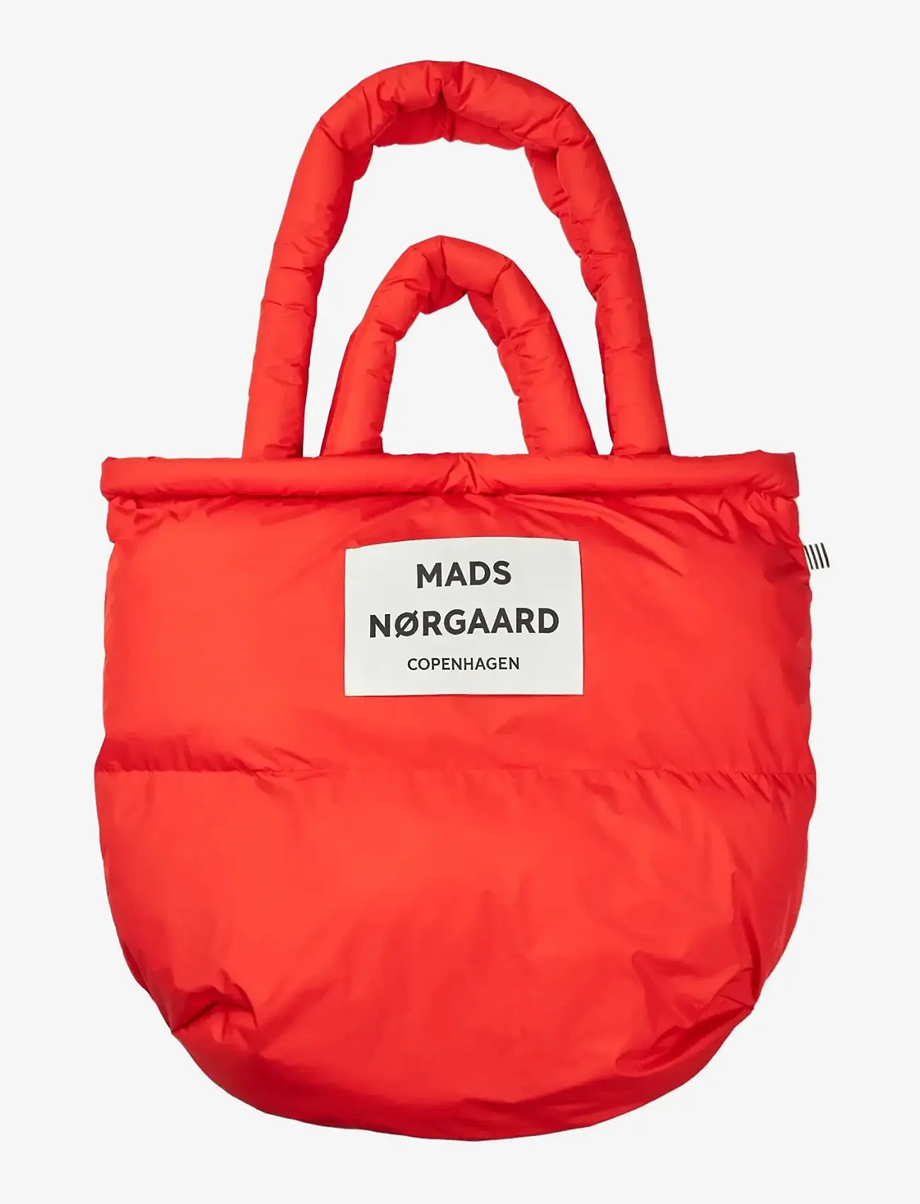 Mads Nørgaard - Light Ripstop Pillow Bag - tote bags - fiery red - 1