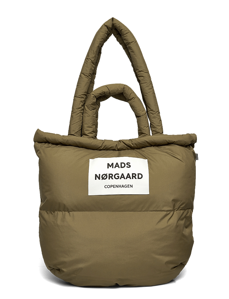 Mads Nørgaard - Light Ripstop Pillow Bag - tote bags - martini olive - 0