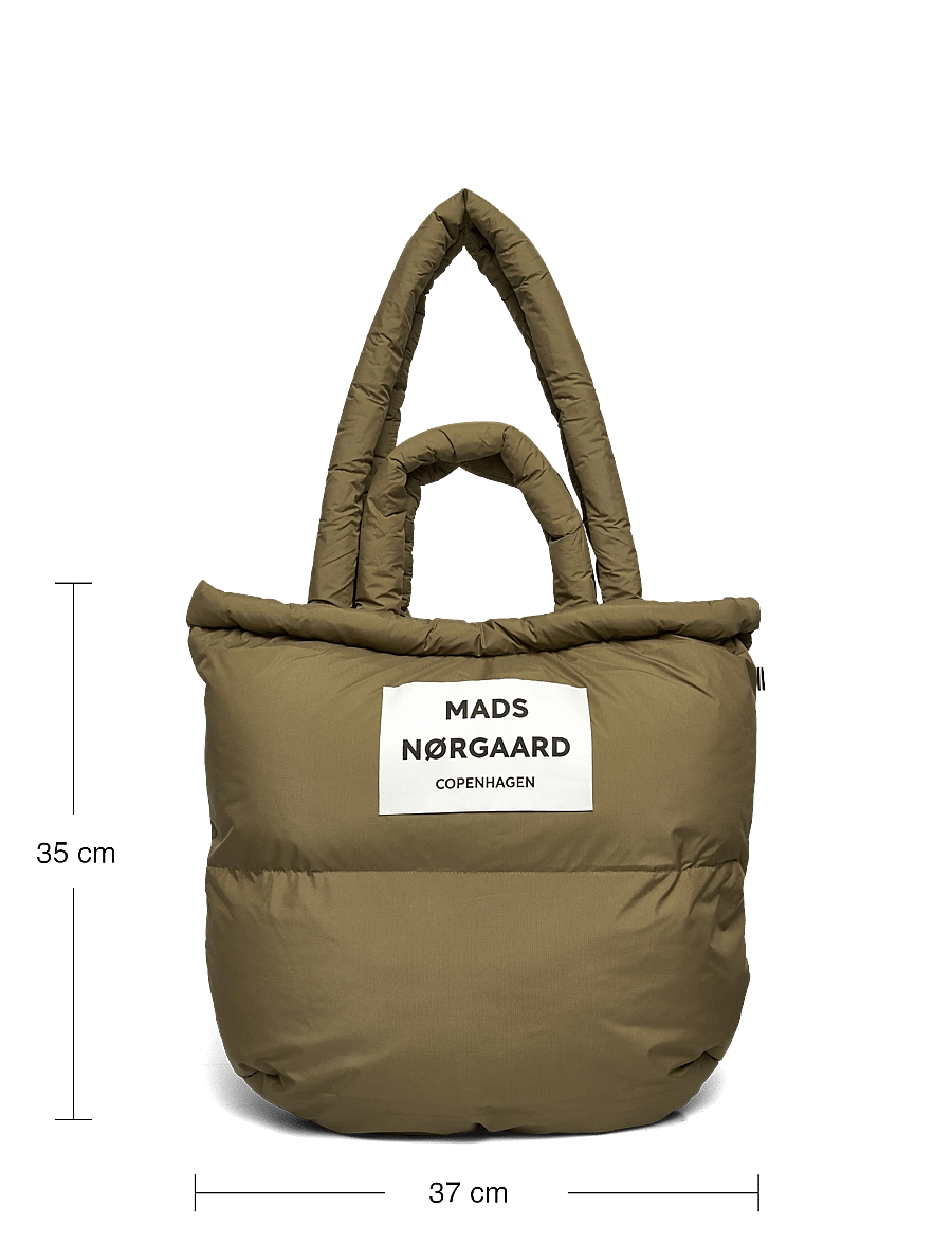 Mads Nørgaard - Light Ripstop Pillow Bag - tote bags - martini olive - 3