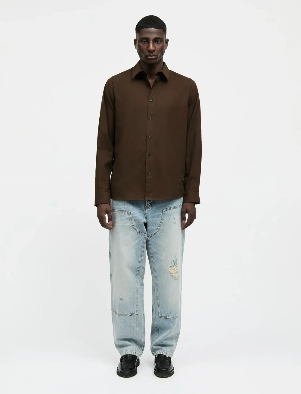 Mads Nørgaard - Cotton Flannel Sune Shirt - flannel-skjorter - demitasse - 0