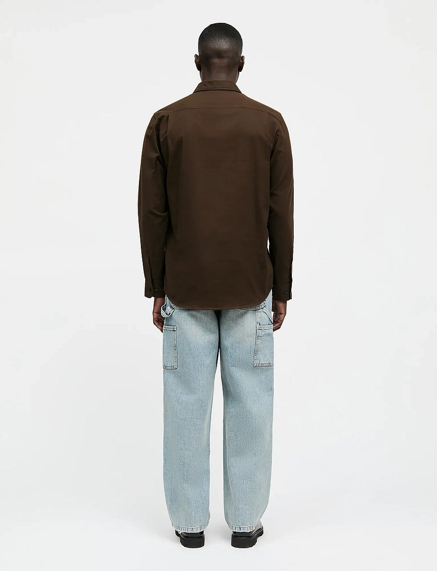 Mads Nørgaard - Cotton Flannel Sune Shirt - flanellsärgid - demitasse - 2