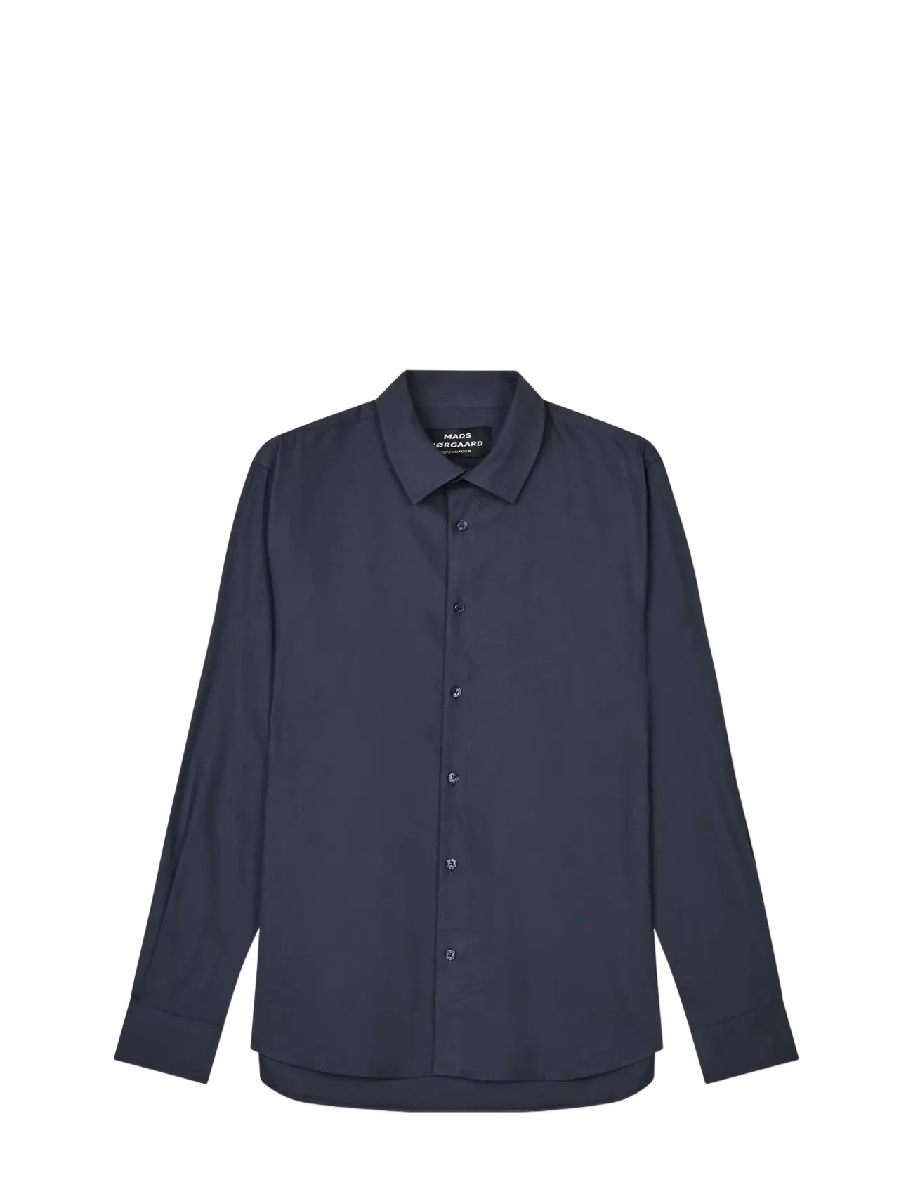 Mads Nørgaard Cotton Flannel Sune Shirt - Skjorter - PARISIAN NIGHT / navy