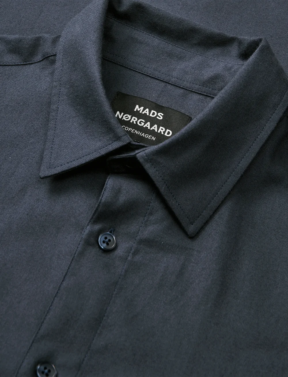 Mads Nørgaard - Cotton Flannel Sune Shirt - flanellsärgid - parisian night - 1