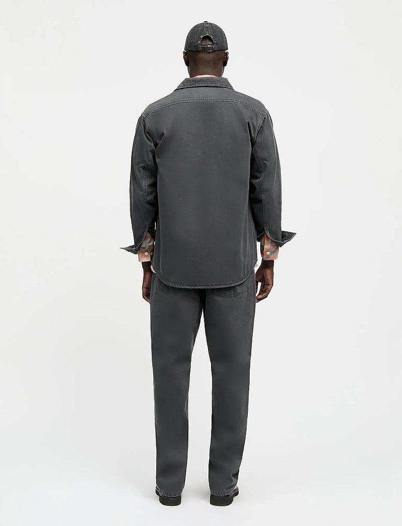 Mads Nørgaard - Soil Denim August Dyed Work Shirt - denimskjorter - asphalt - 2