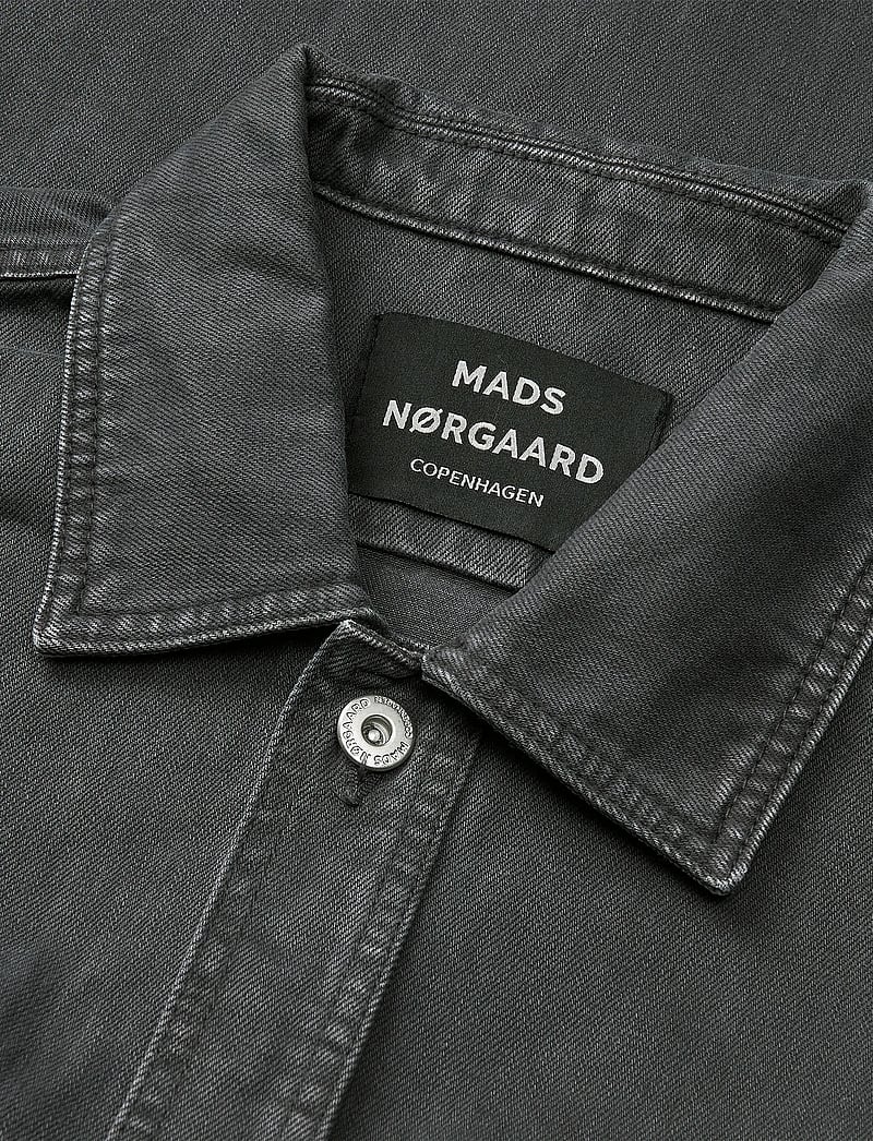 Mads Nørgaard - Soil Denim August Dyed Work Shirt - denimskjorter - asphalt - 3