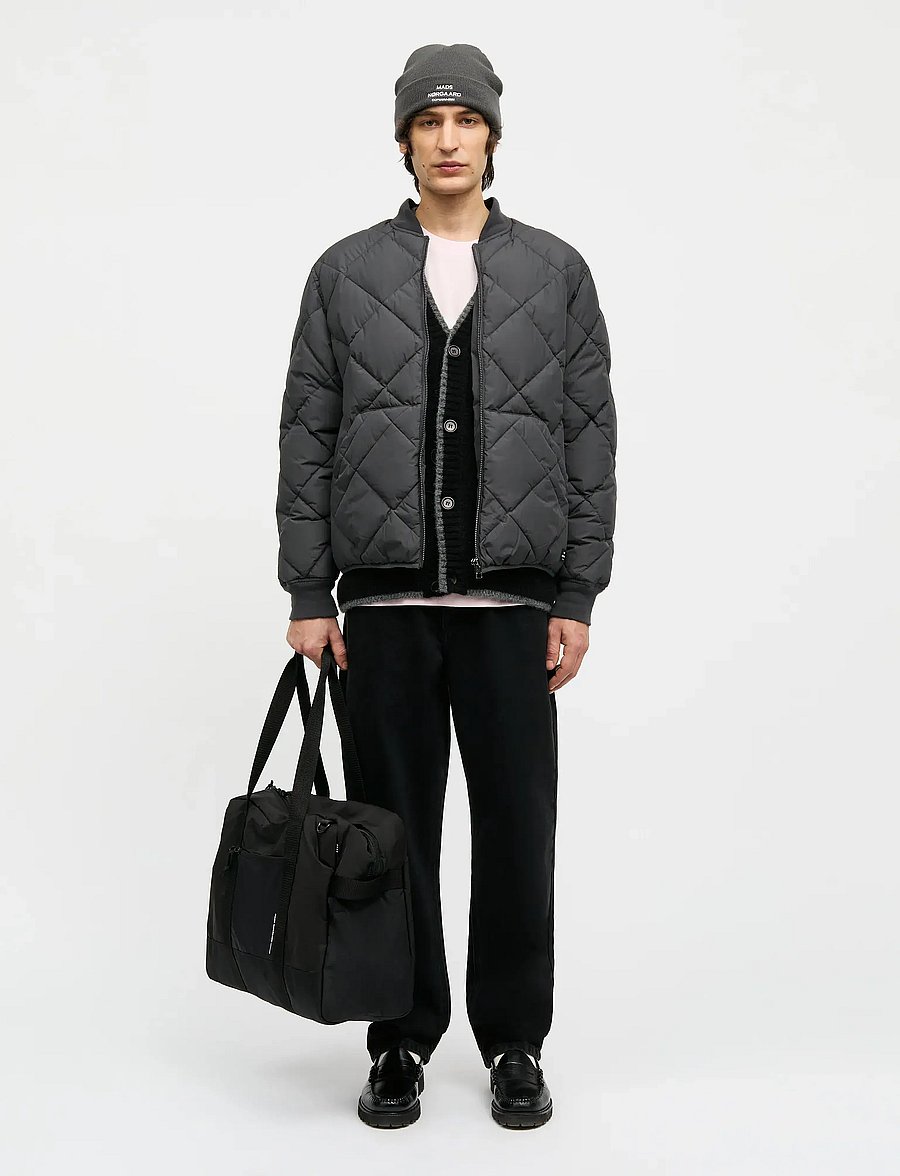 Mads Nørgaard - Light Ripstop Hunter Jacket - sügisjoped - asphalt - 0