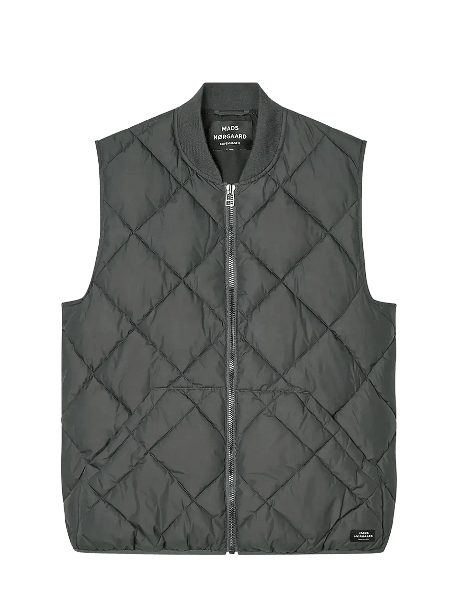 Mads Nørgaard - Light Ripstop Hunter Vest - kamizelki - asphalt - 1