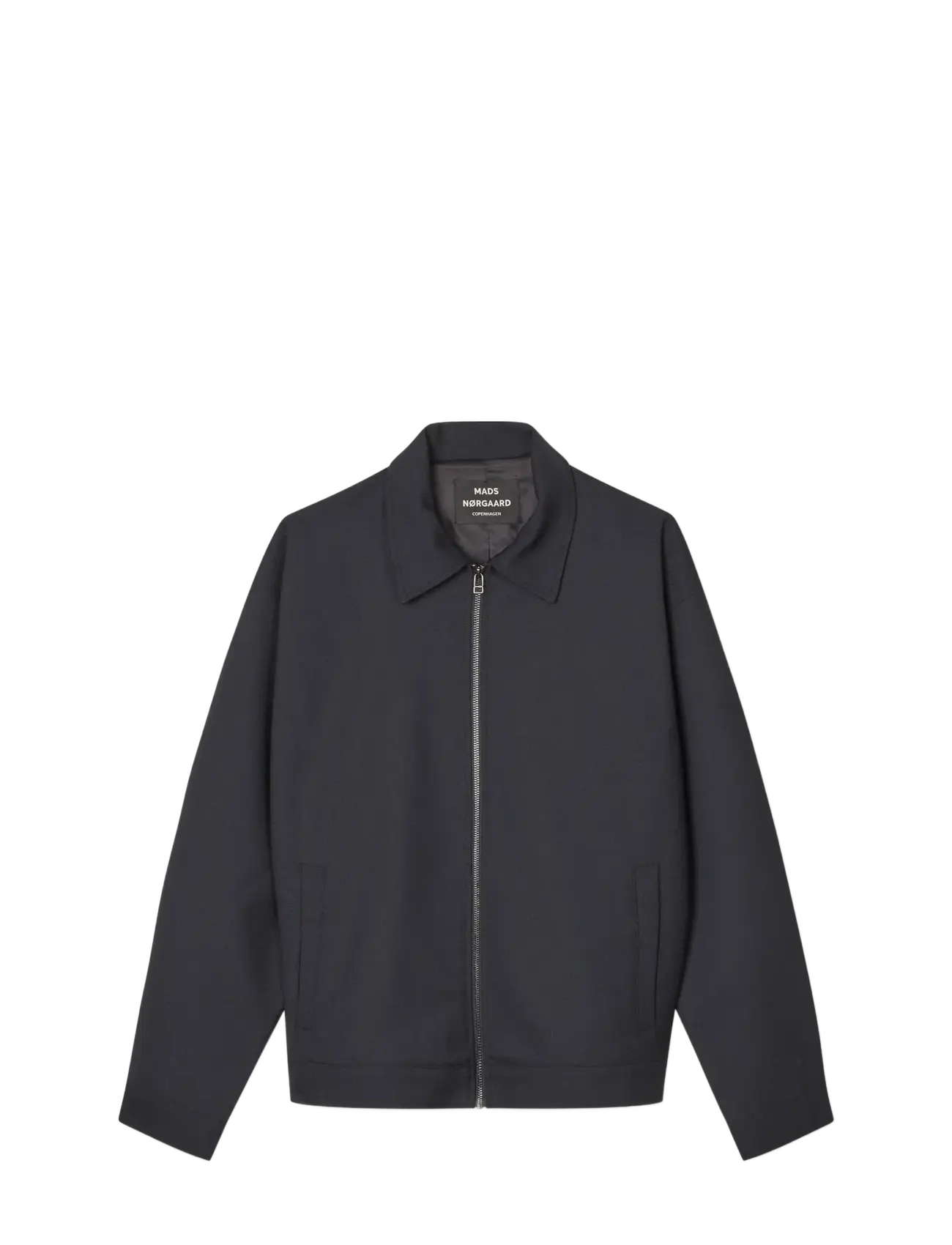 MADS NØRGAARD Super Twill Travis Jacke Schwarz - M - Herren