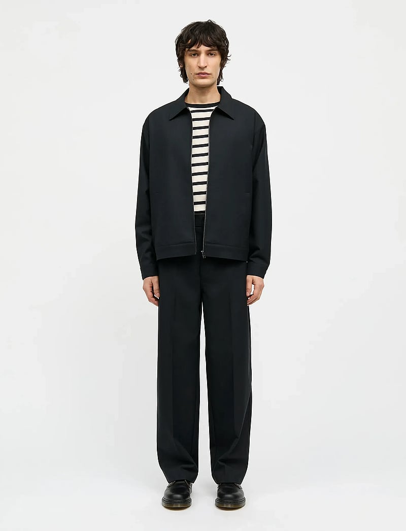 Mads Nørgaard - Super Twill Travis Jacket - vårjackor - black - 0