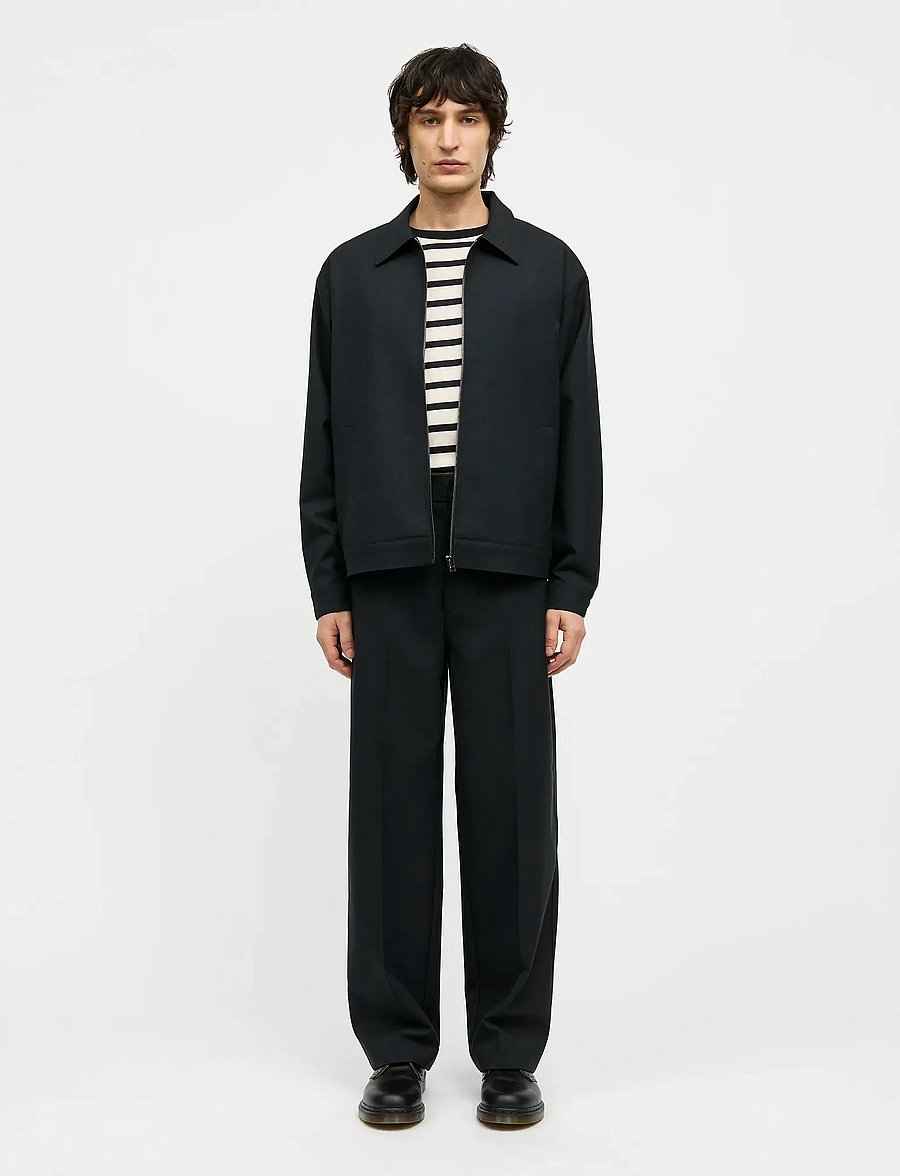Mads Nørgaard - Super Twill Travis Jacket - lentejassen - black - 0
