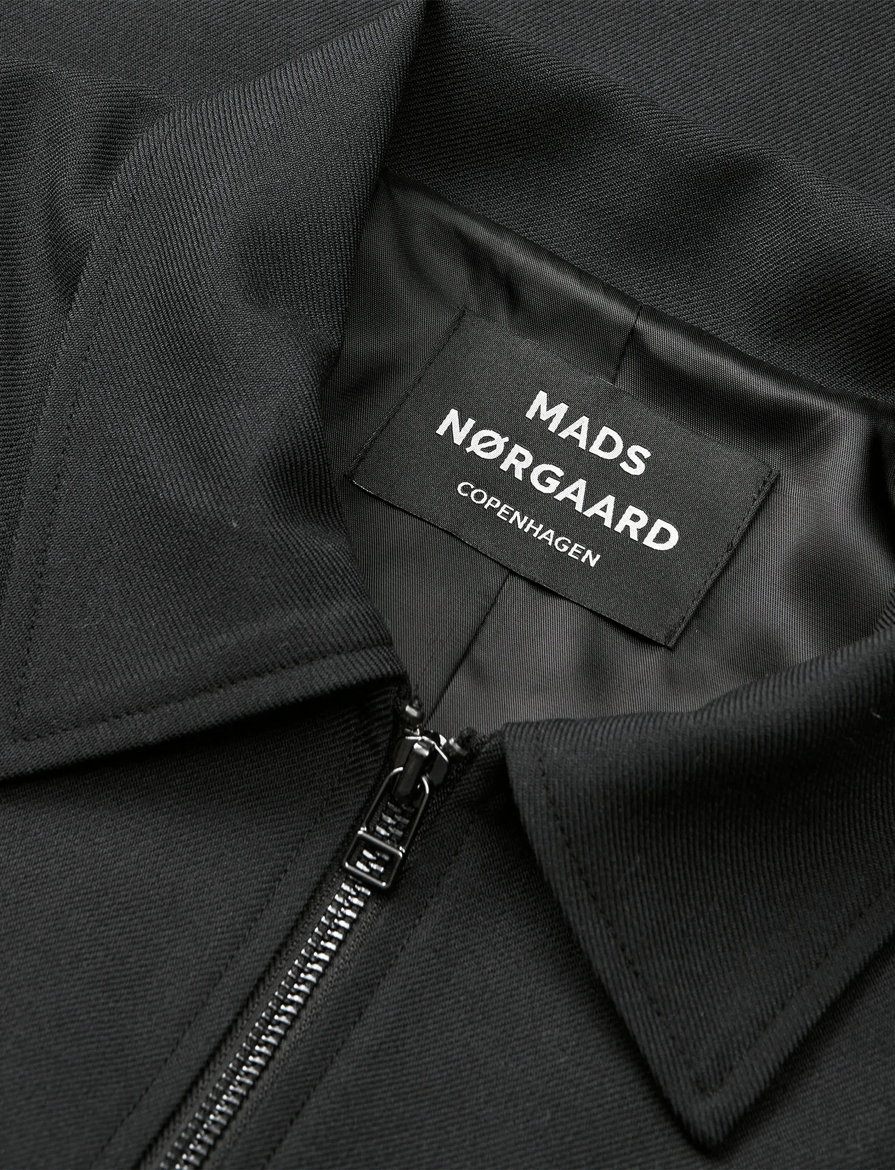 Mads Nørgaard - Super Twill Travis Jacket - lentejassen - black - 3