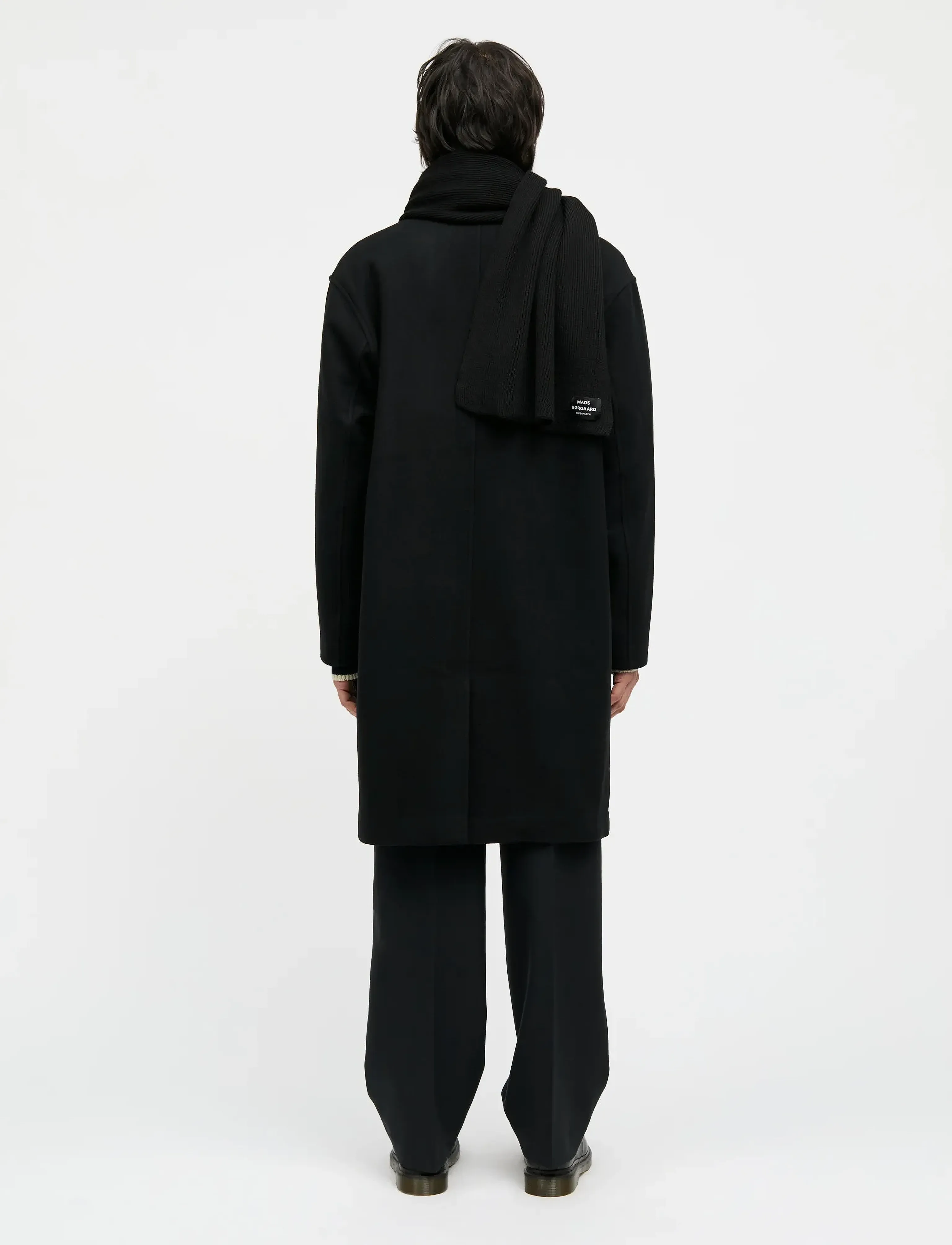 Mads Nørgaard Compact Wool Curtis Coat kappor & rockar herr – bild 2