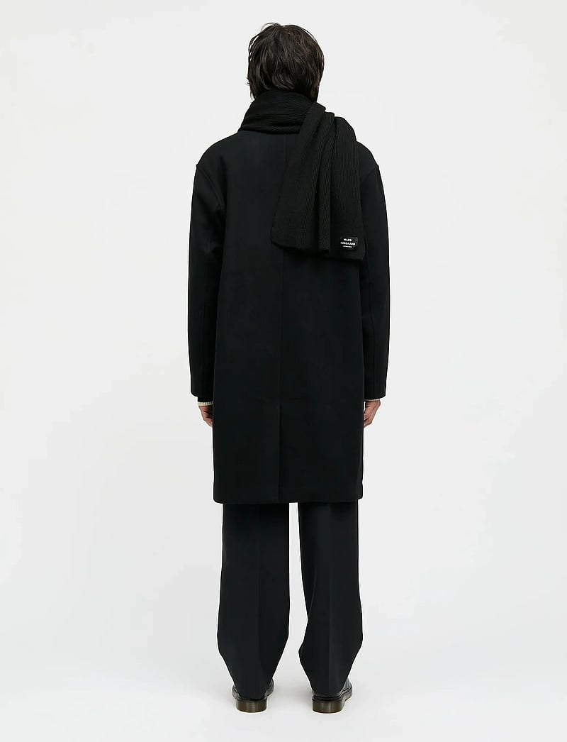 Mads Nørgaard - Compact Wool Curtis Coat - winterjacken - black - 2
