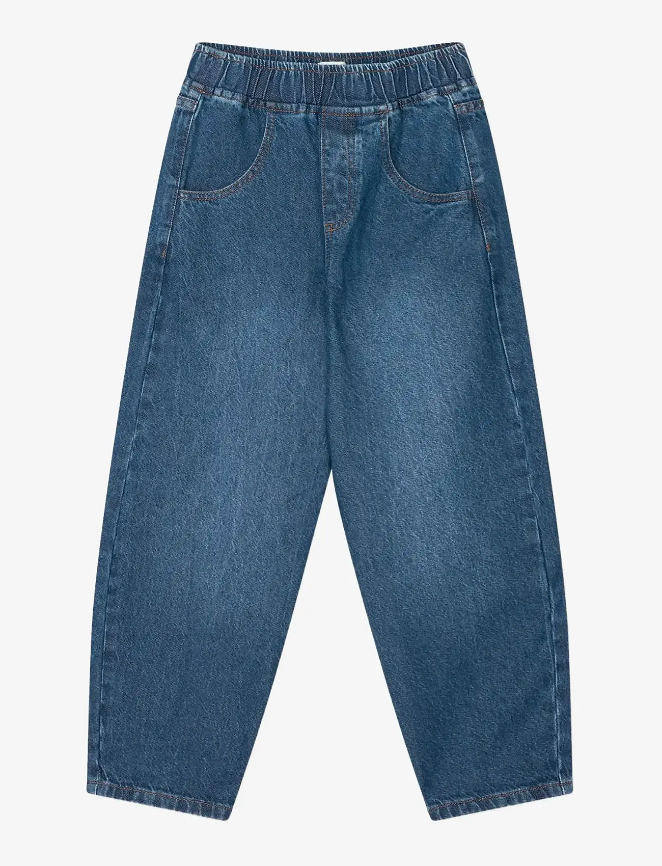 Mads Nørgaard - Hildred Blue Penni Pants - byxor - blue wash - 1