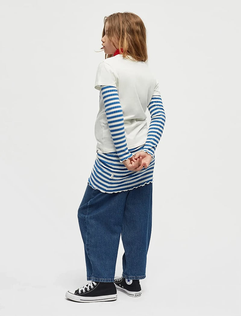 Mads Nørgaard - Hildred Blue Penni Pants - byxor - blue wash - 3