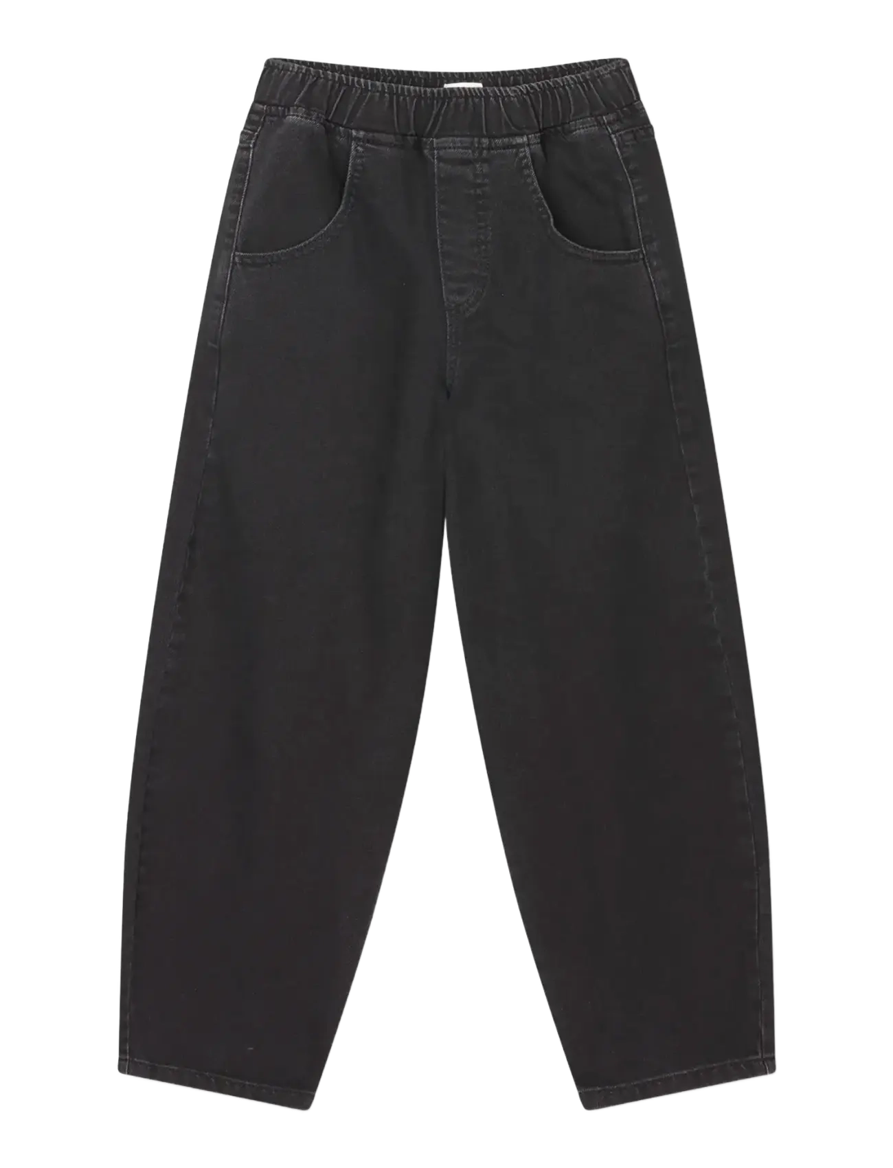 Mads Nørgaard Hildred Black Penni Pants - Kleidung - WASHED BLACK / black