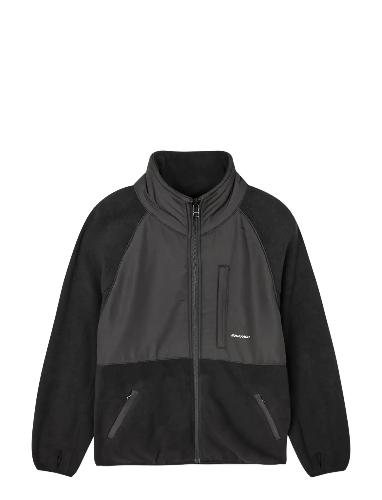 Mads Nørgaard Soft Fleece Taki Jacket - Overtøj - JET BLACK / black