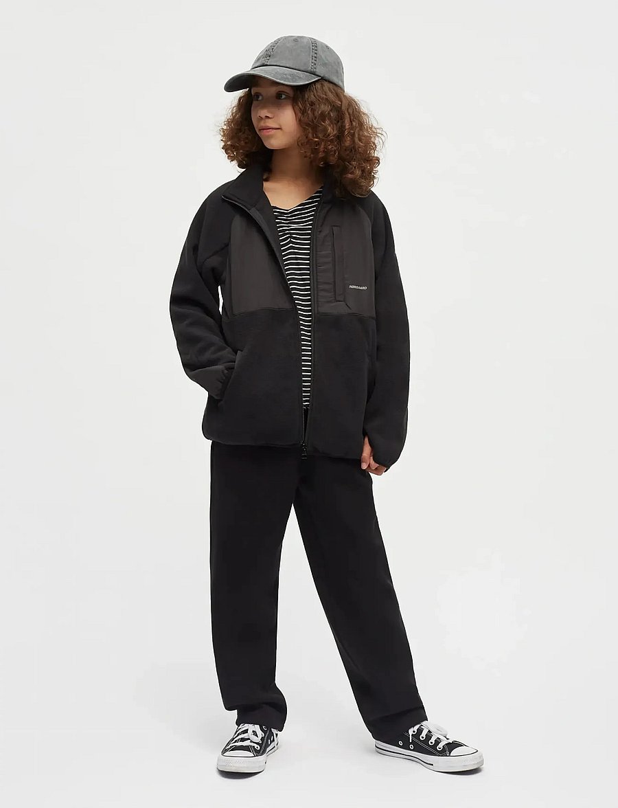Mads Nørgaard - Soft Fleece Taki Jacket - fleecejacken - jet black - 0